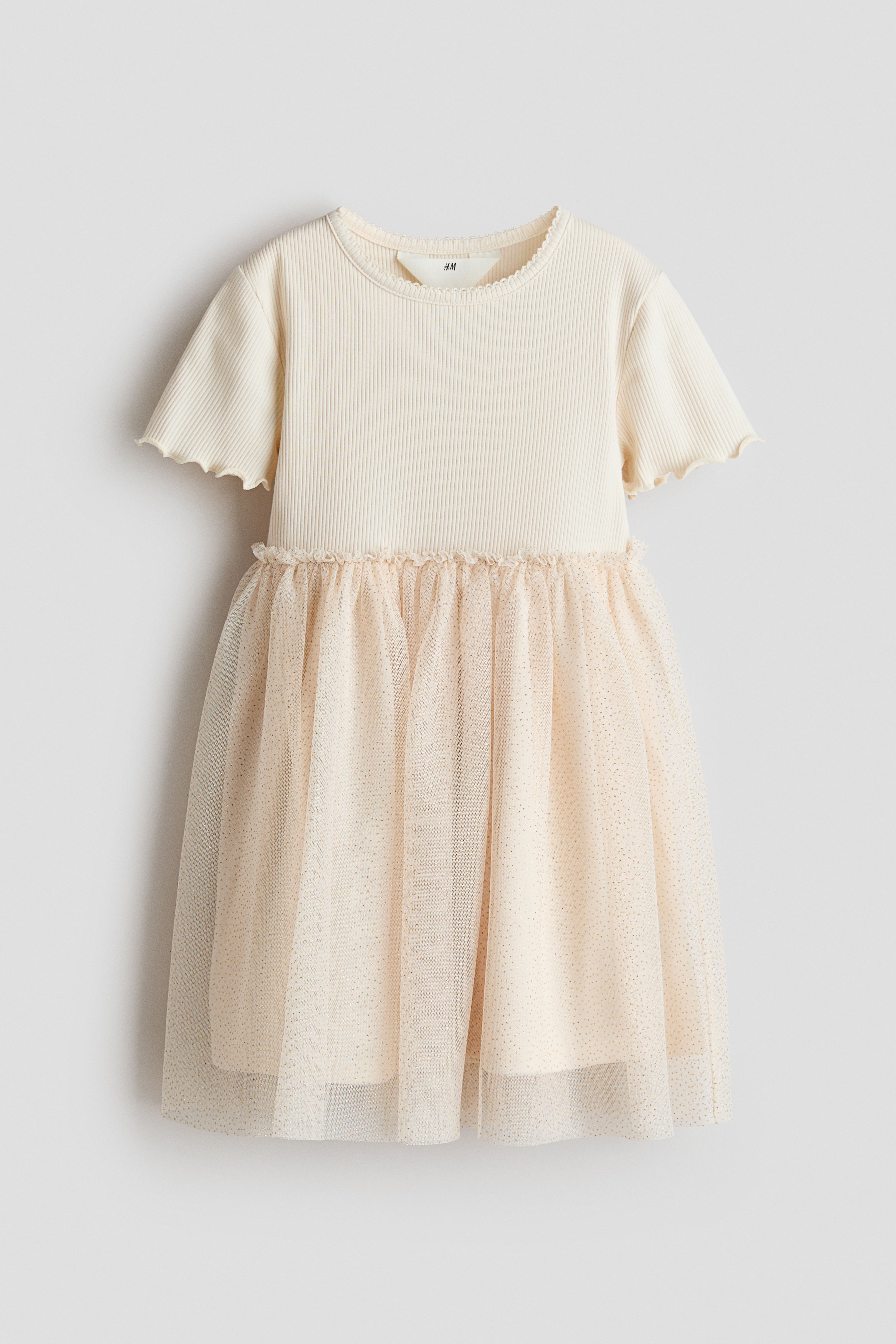 Dress with Tulle Skirt