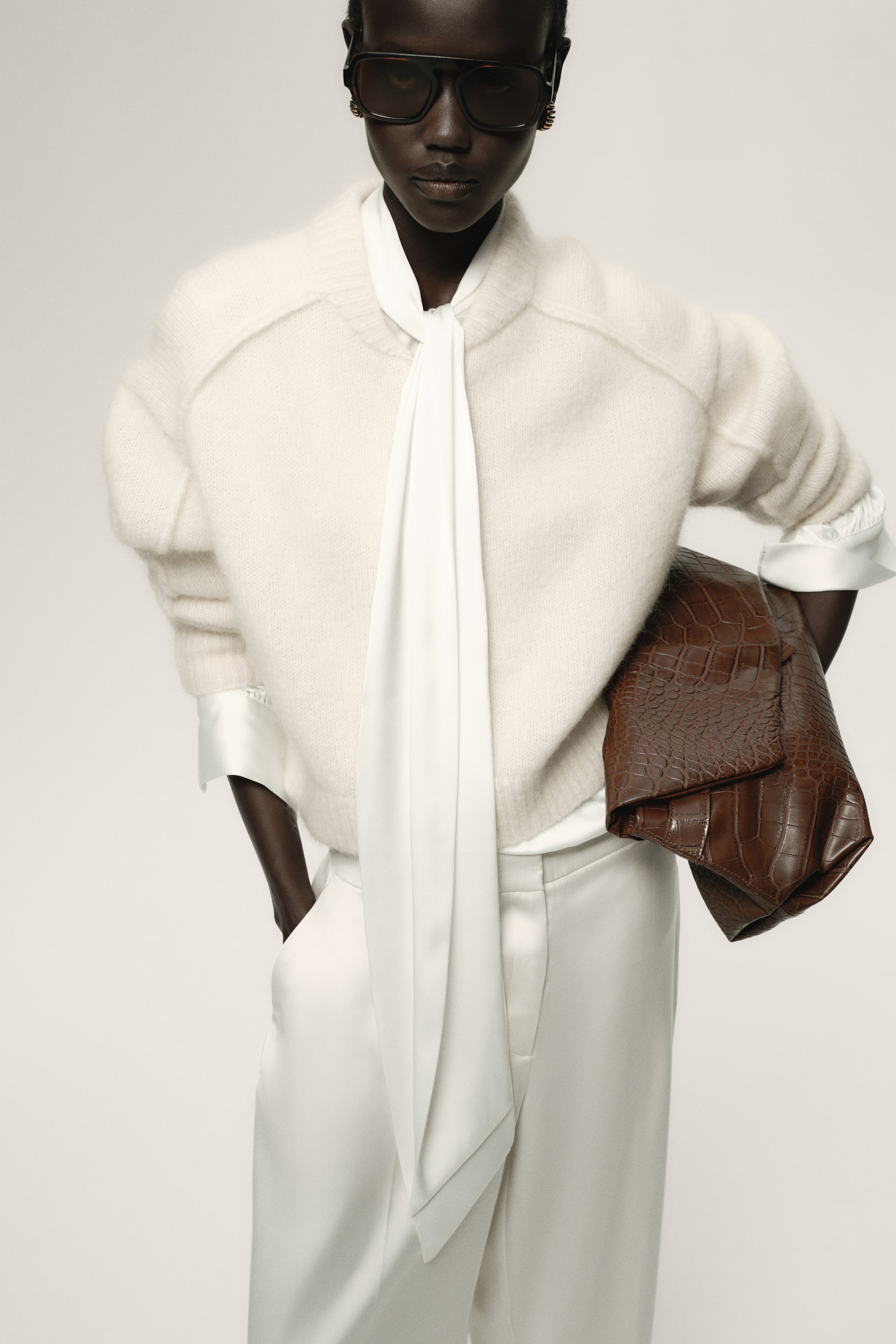 Visualizza immagine più grande: Pantaloni ampi - Bianco - DONNA | H&M IT 1