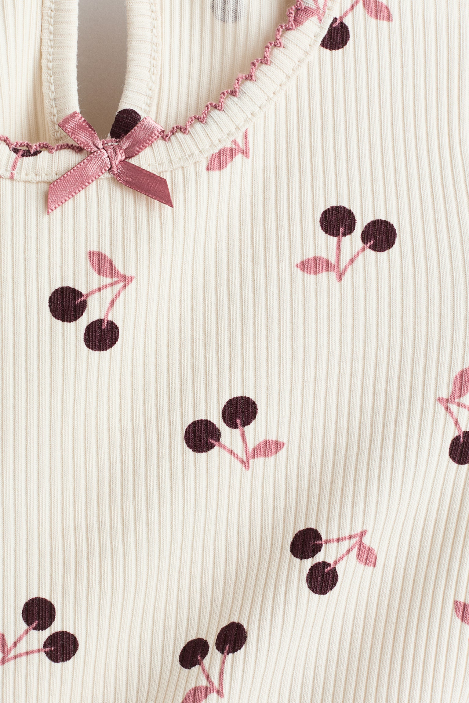 Детские топы H&M 3-Pack Cotton, цвет: Розовый / Красный — фото 3