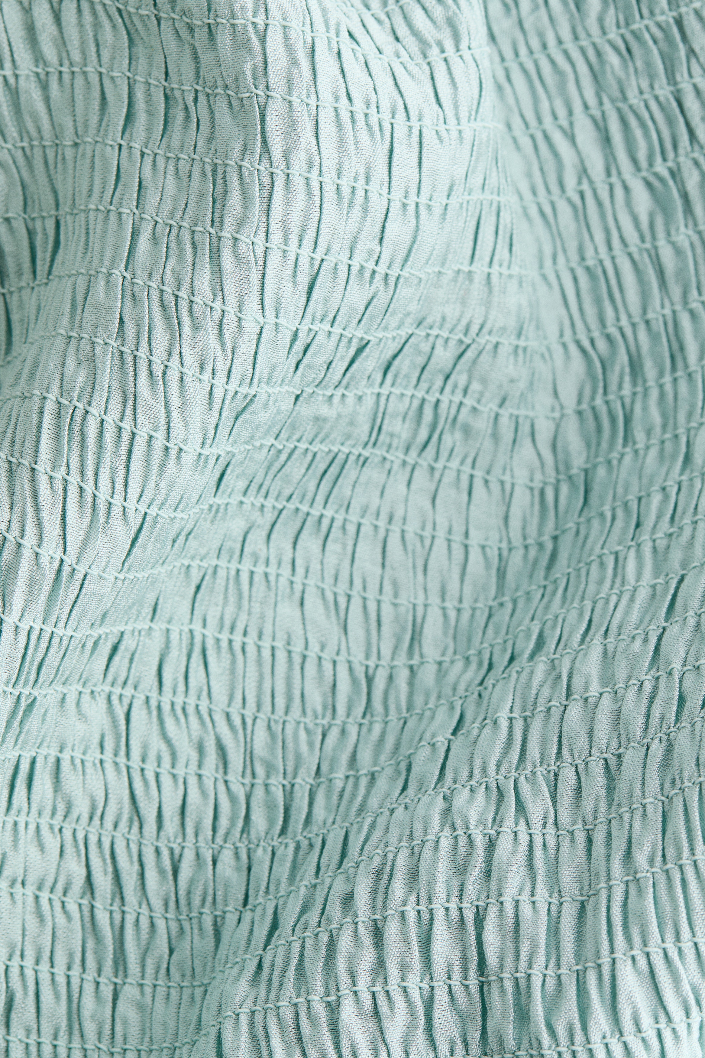 Smocked Off-the-Shoulder Dress by H&M