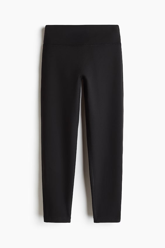 Детские леггинсы H&M Move Warm Sports with Fleece SoftMove™, цвет: Чёрный