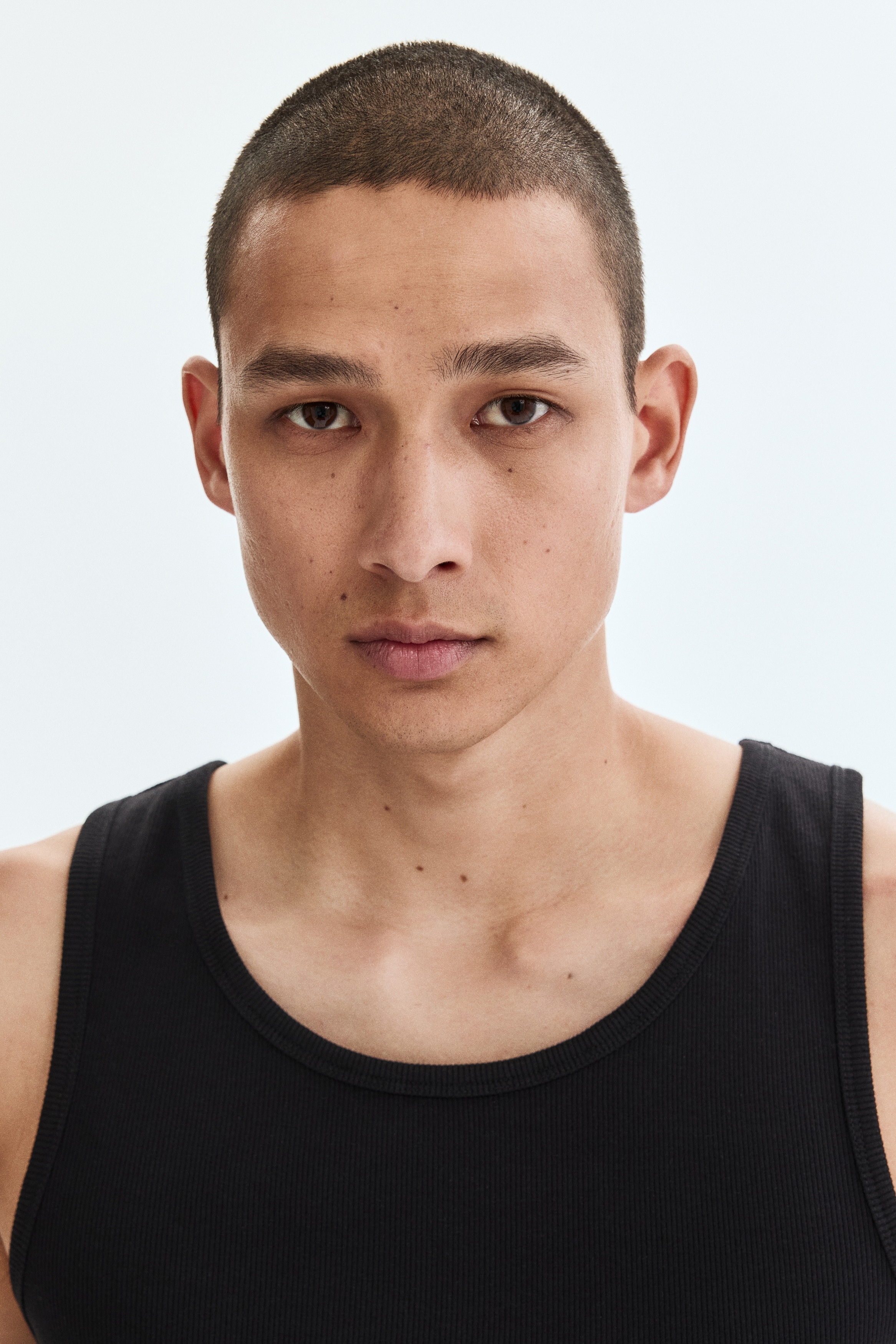 スリムフィット リブタンクトップ - ブラック - Men | H&M JP