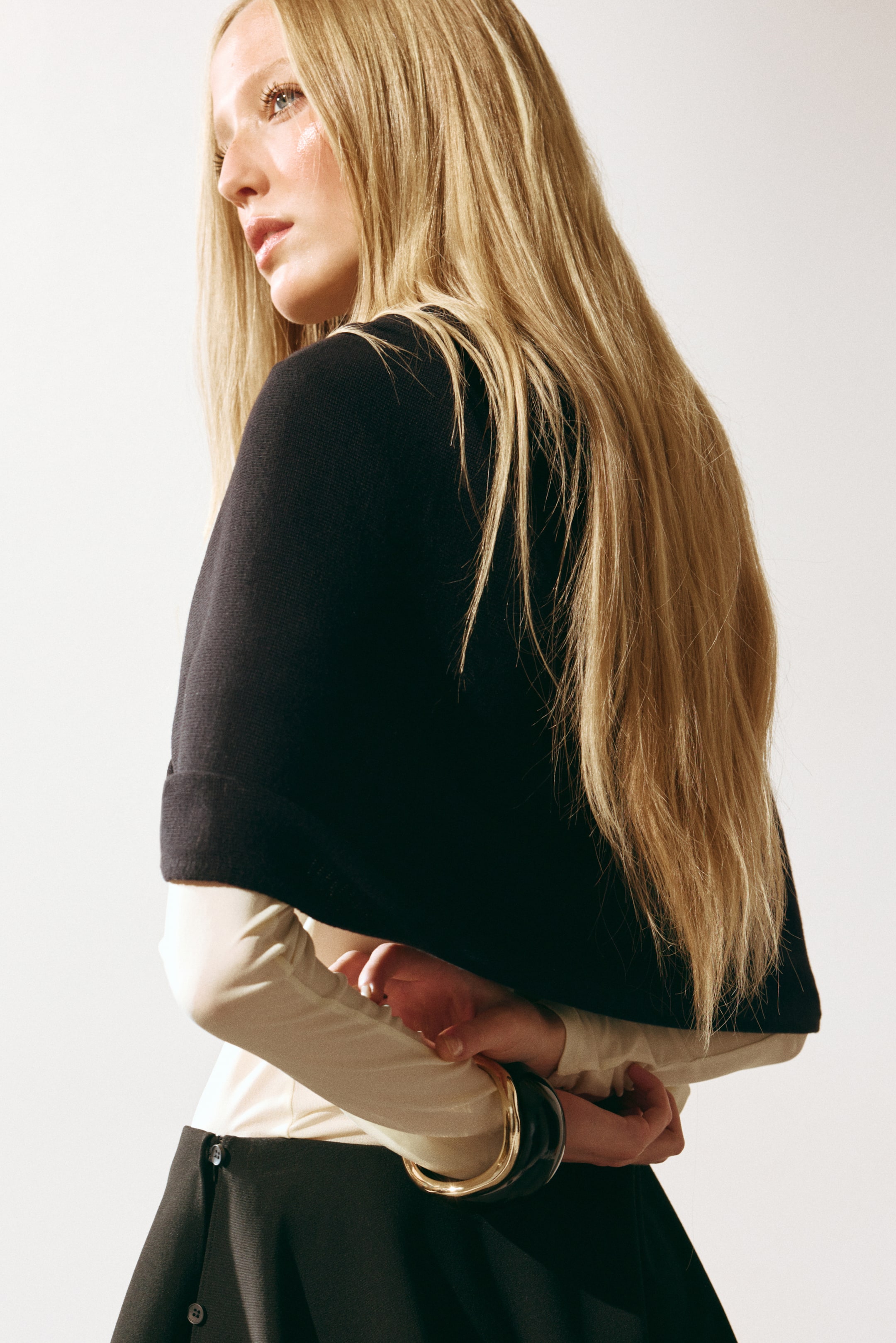 Knot-Detail Cape