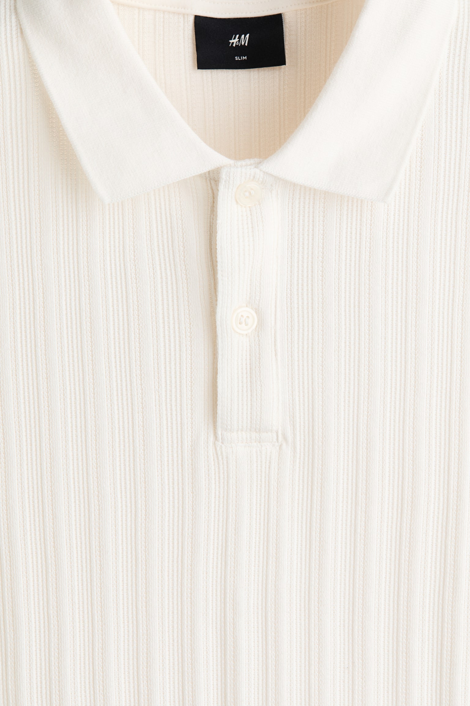 Polo Slim Fit en jersey texturé - Blanc/Bleu marine/Bordeaux/Gris clair chiné - 6