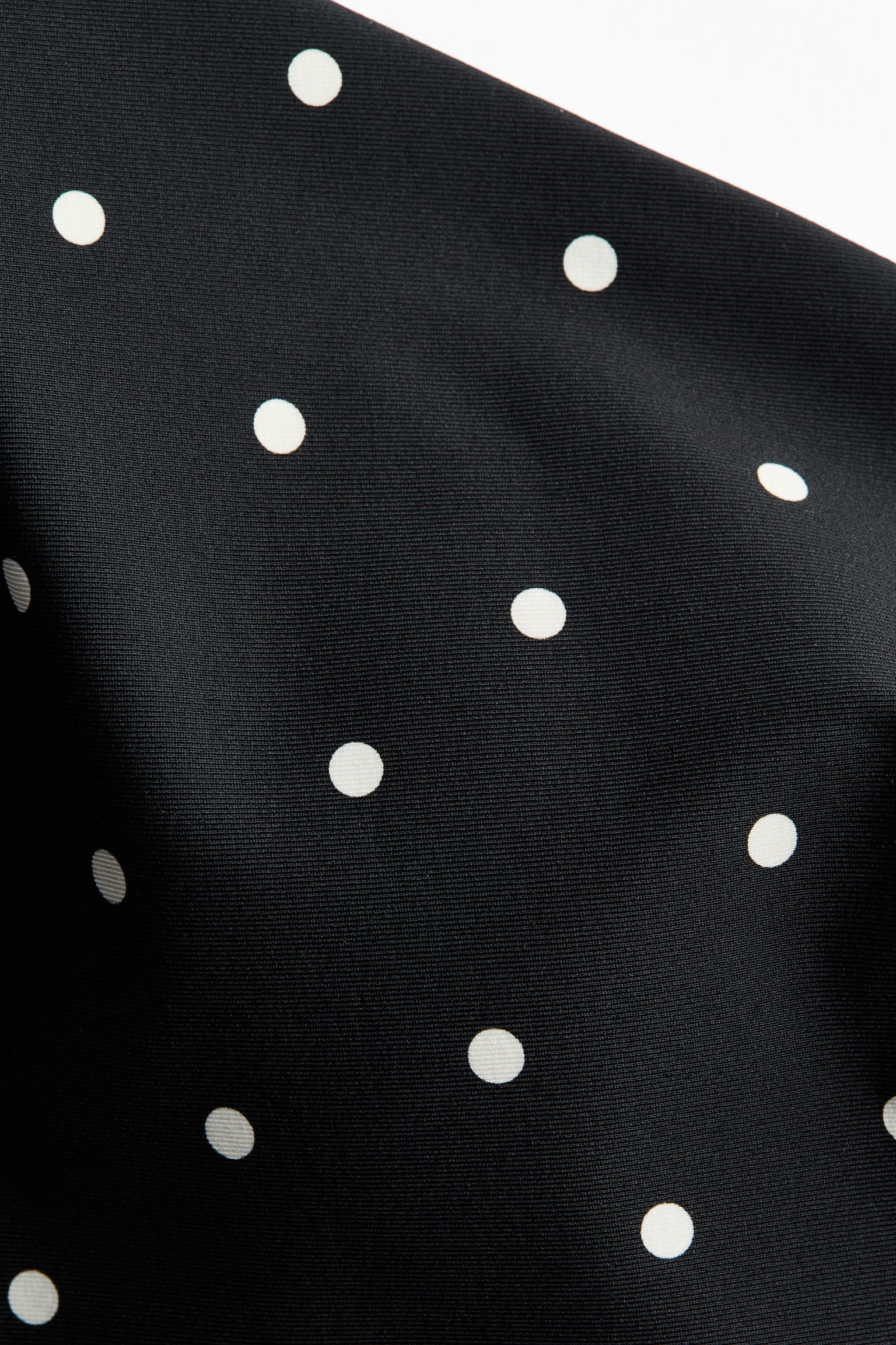 Padded-cup one-shoulder swimsuit - Black/Polka dot/Dark brown/Floral/Black/Red - 7