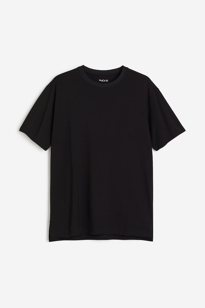DryMove™-treeni-T-paita Loose Fit - Musta/Tummanruskea/Teräksensininen - 2