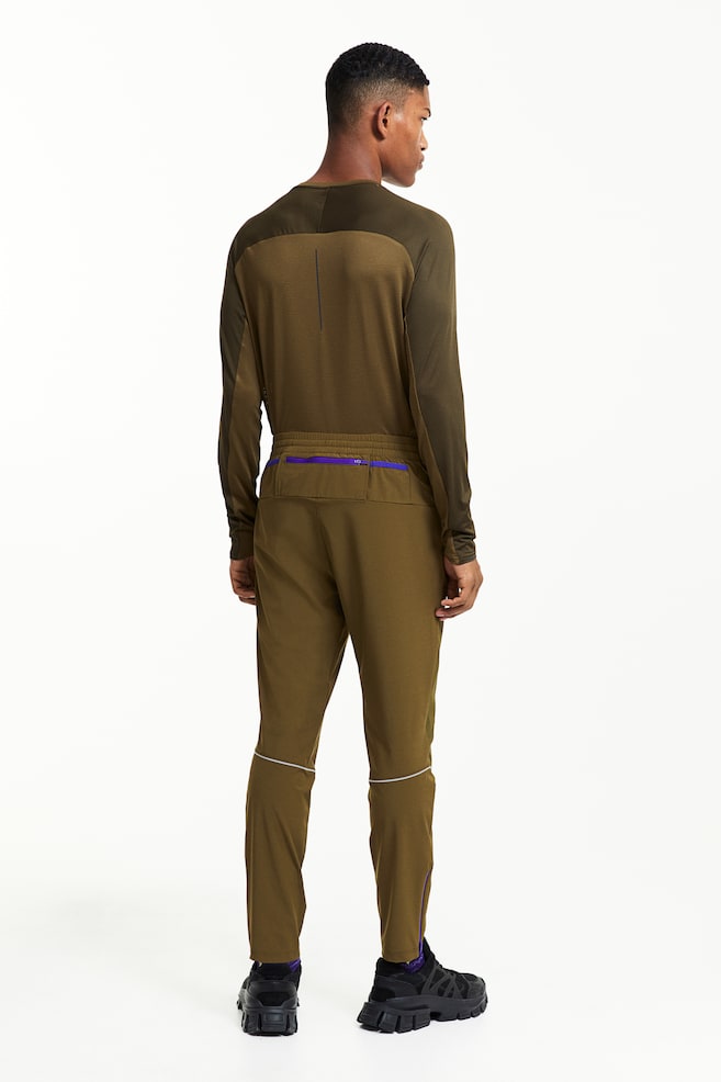 DryMove™ Running trousers - Dark khaki green - 9