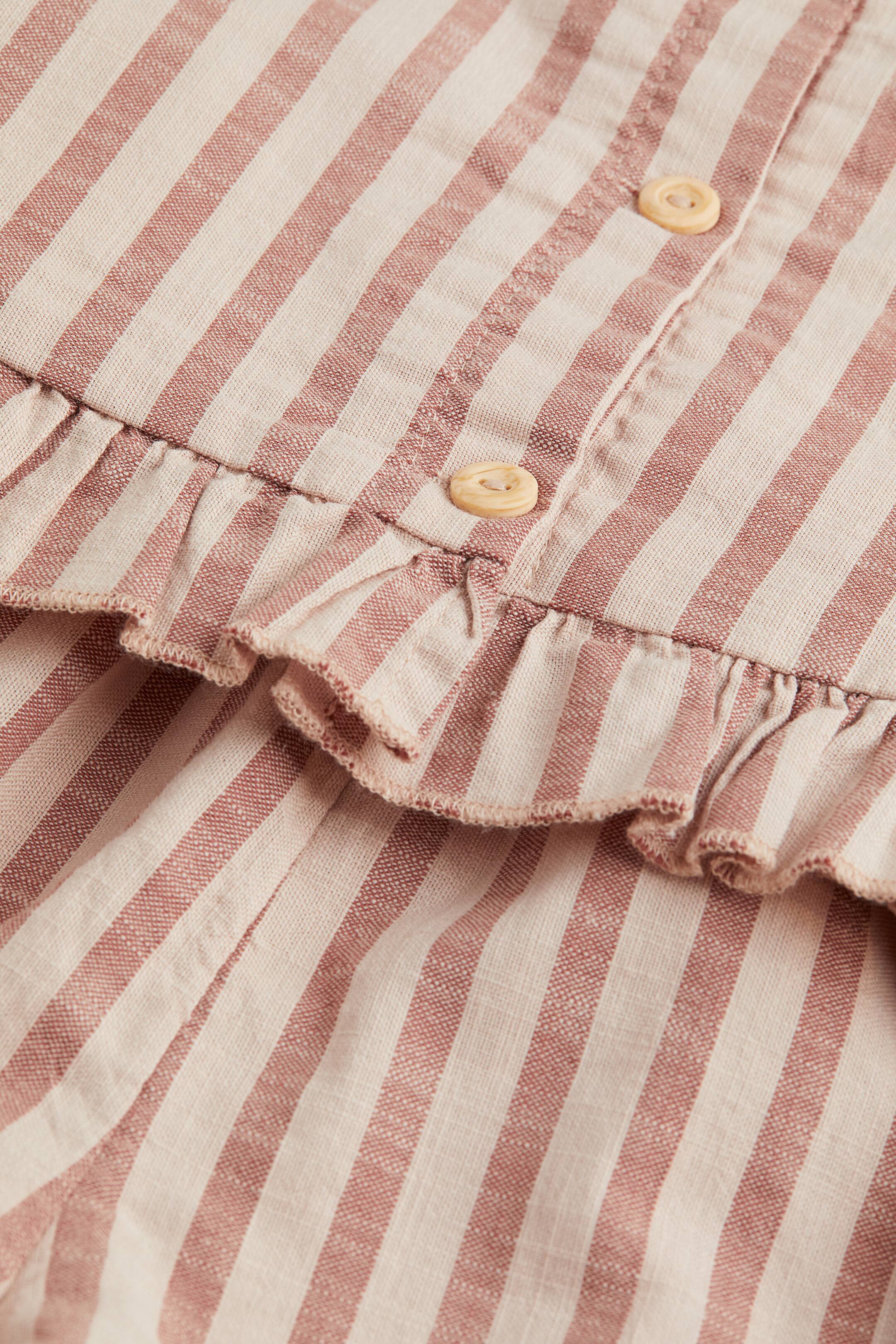 View larger image: 2-piece cotton set - Light beige/Striped - Kids | H&M 2