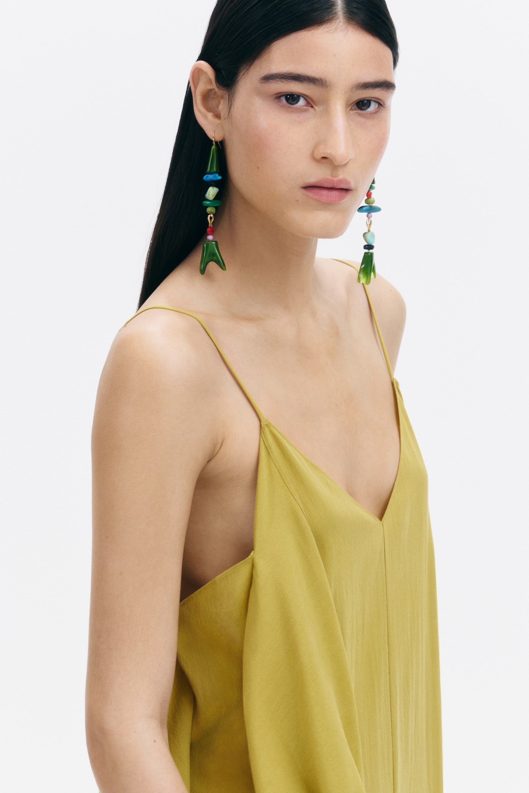 Draped Crêpe Dress