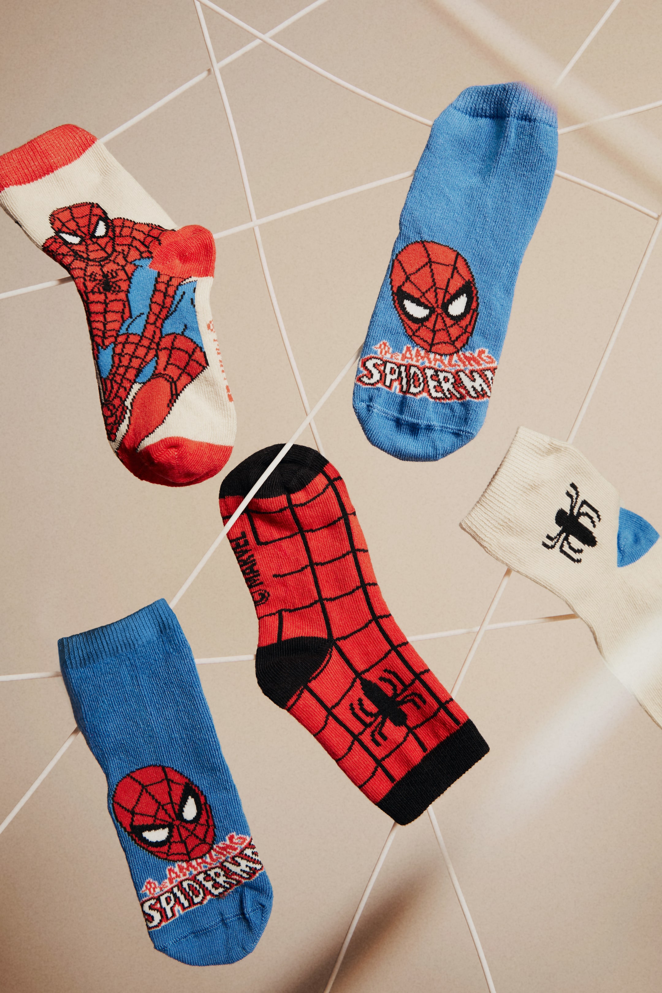 Größeres Bild anzeigen: 7er-Pack Socken - Knallblau/Spiderman - Kids | H&M AT 3