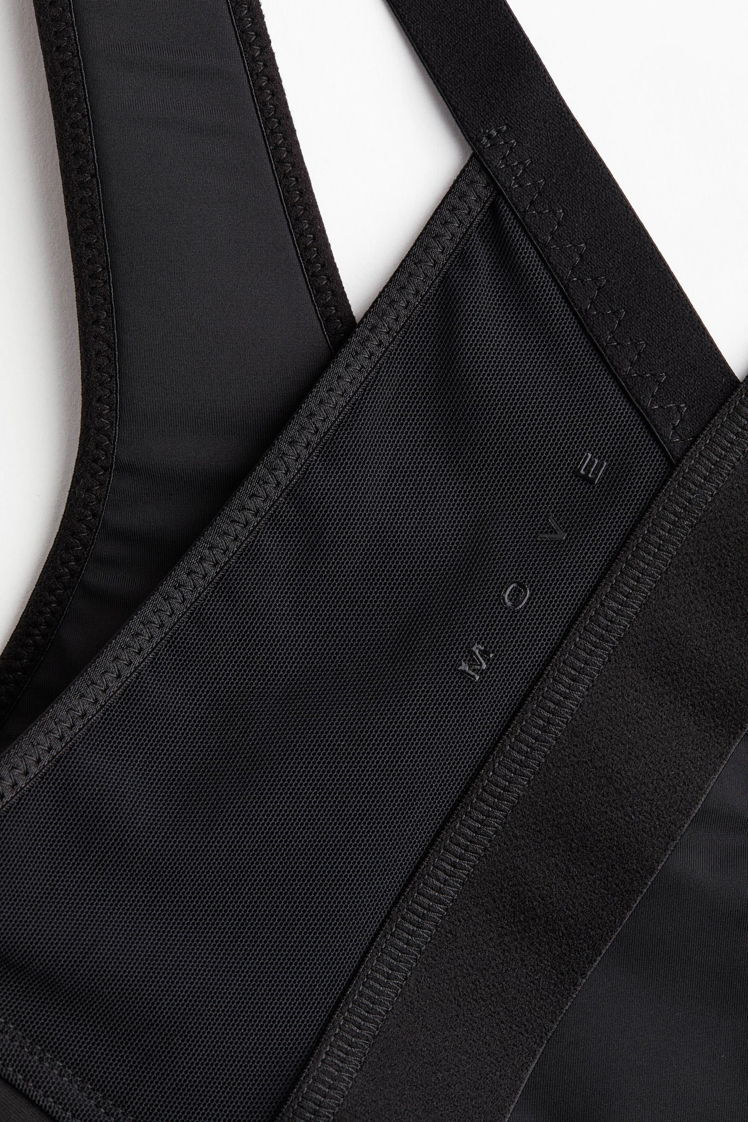 Спортивное бра DryMove™, высокая поддержка — H&M, цвет: Чёрный — фото 7