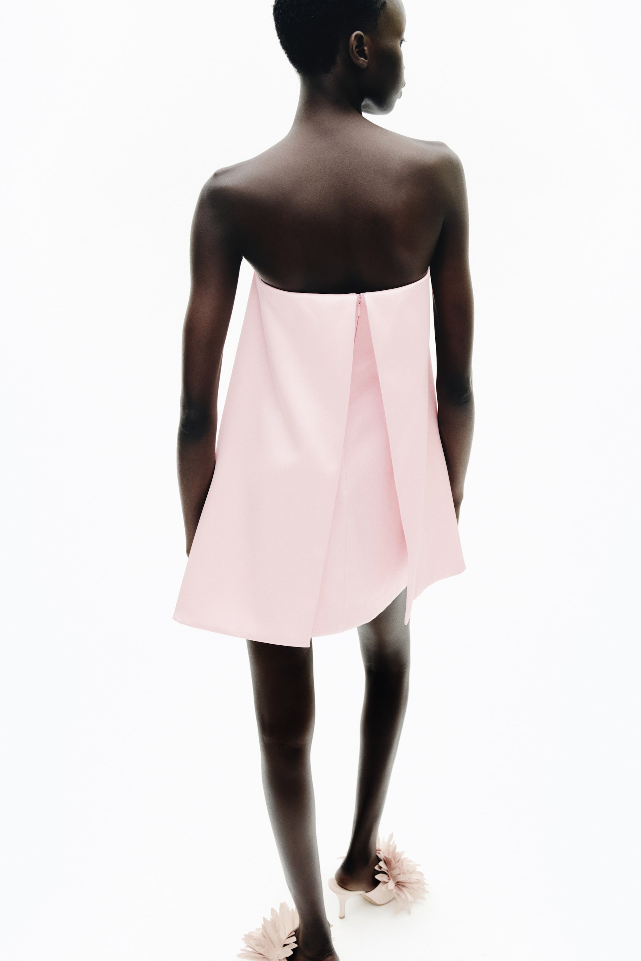 Panel-Detail Bandeau Dress