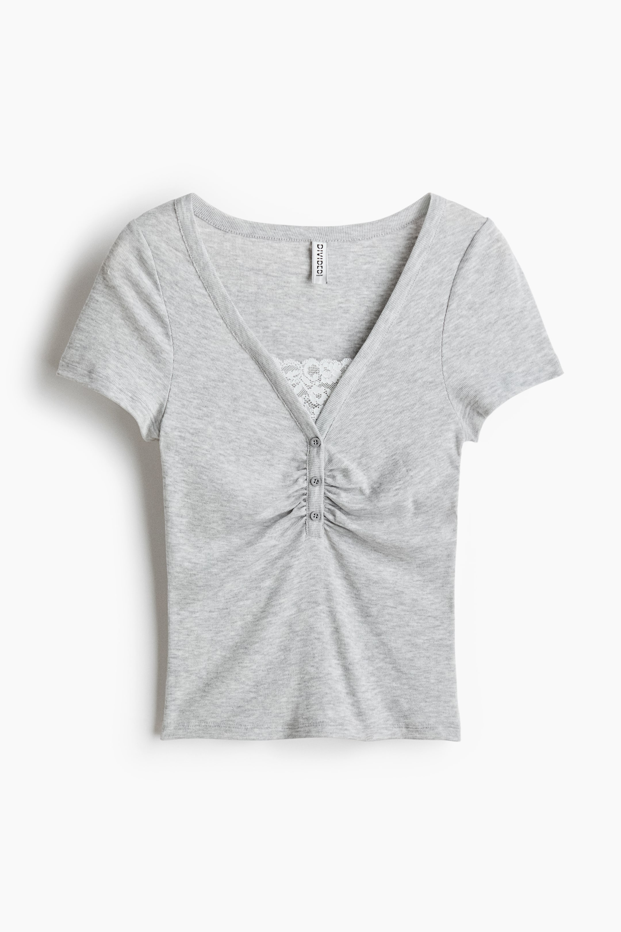 Lace-Detail Top