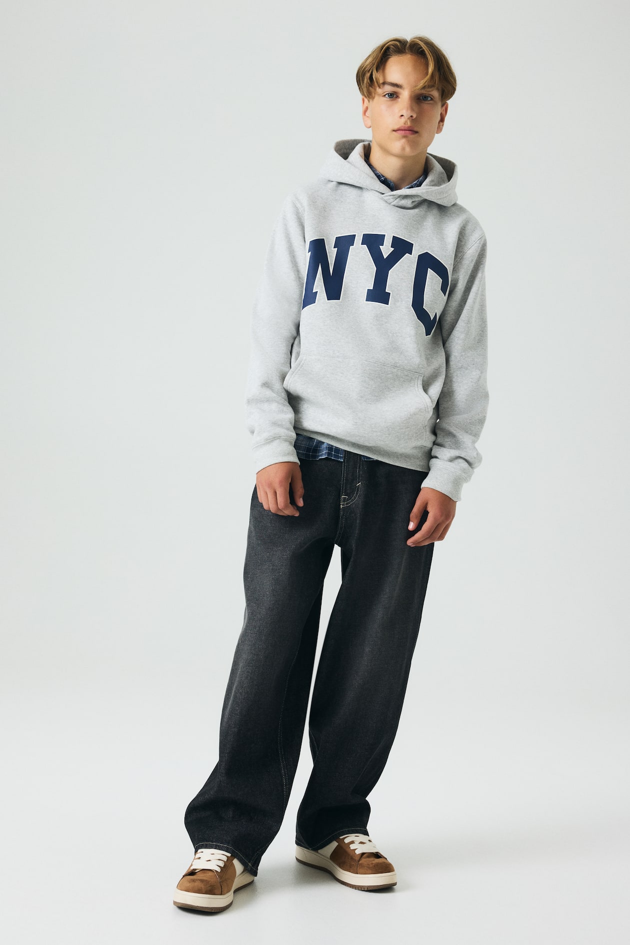 スーパーバギーデニム - ダークグレー - Kids | H&M JP