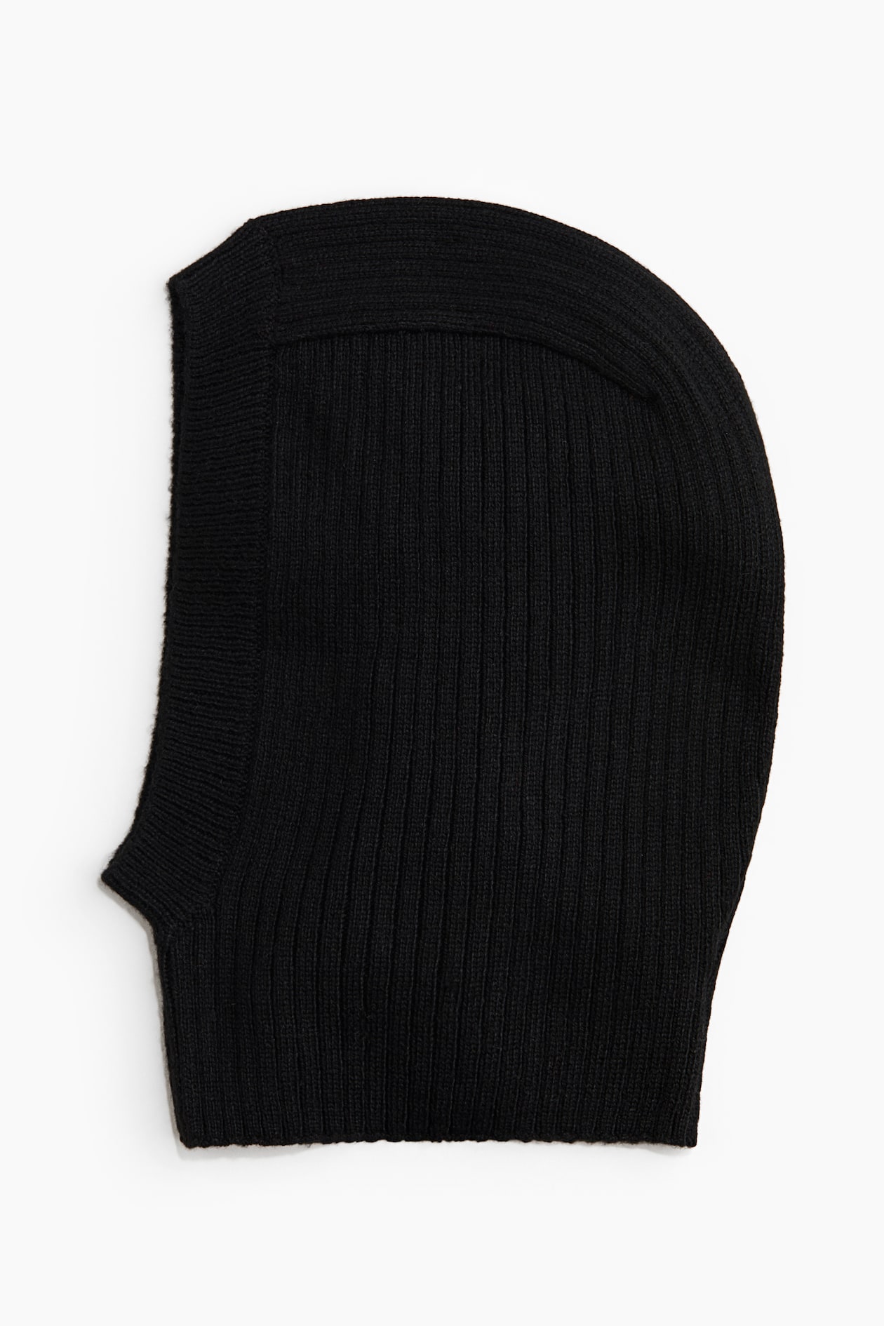 Passamontagna AllSaints In Lana Nera – Unisex, Logo Ramskull, Maglia A Costine