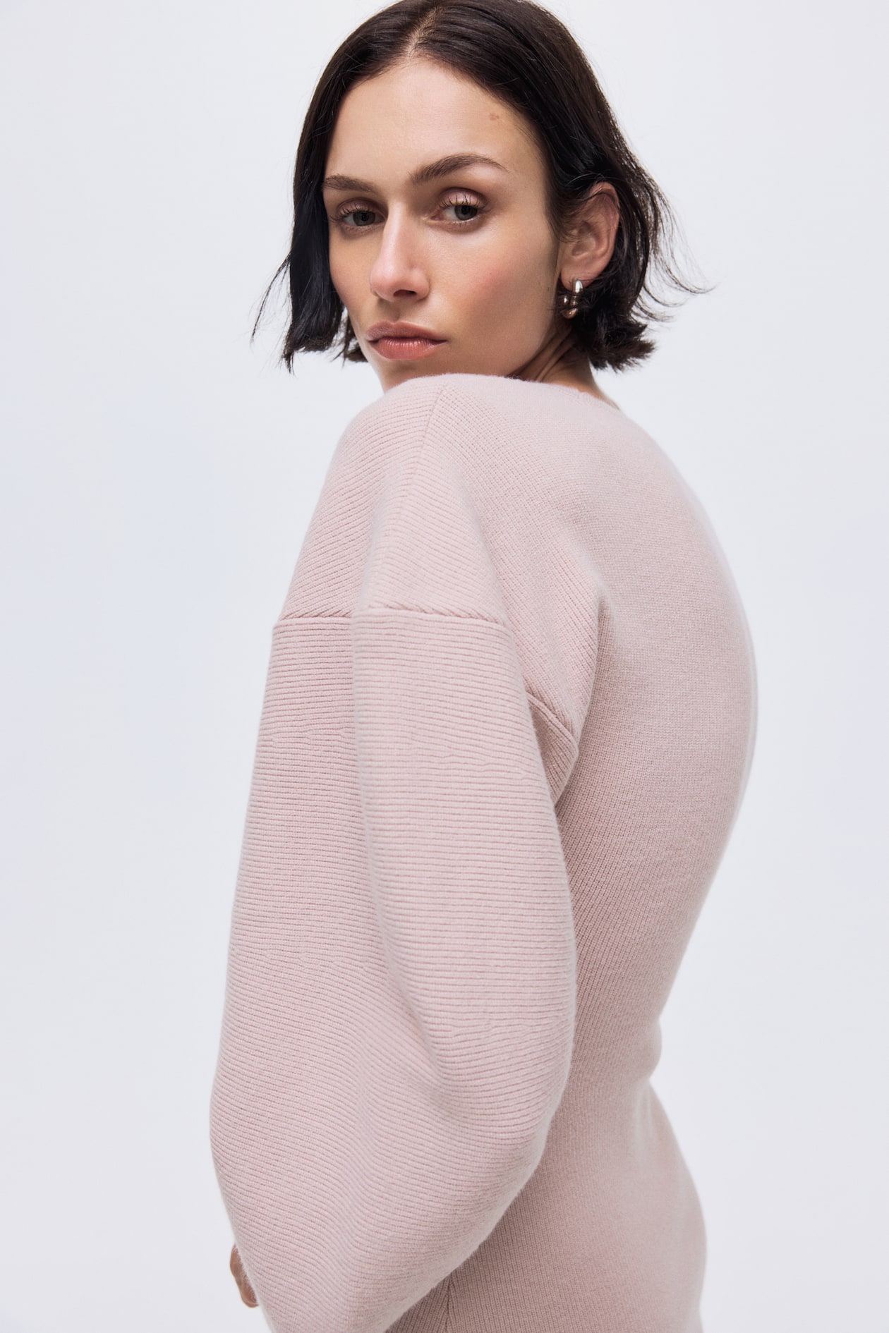 Viscose-Blend Rib-Knit Dress - image 3