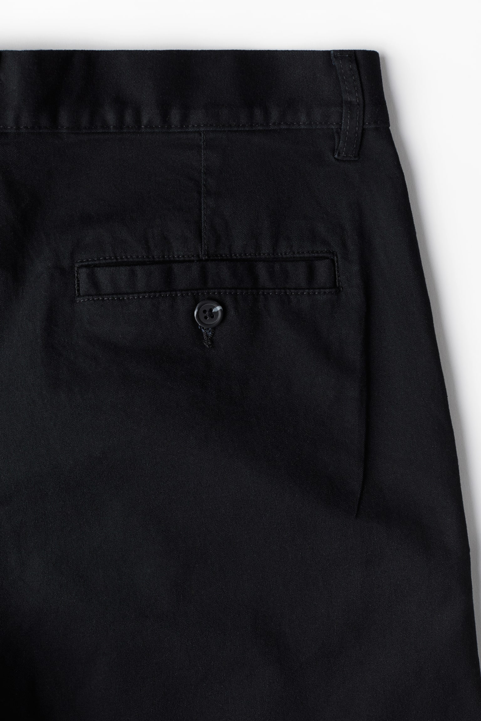 Loose Fit Chino shorts - Black/Beige - 6