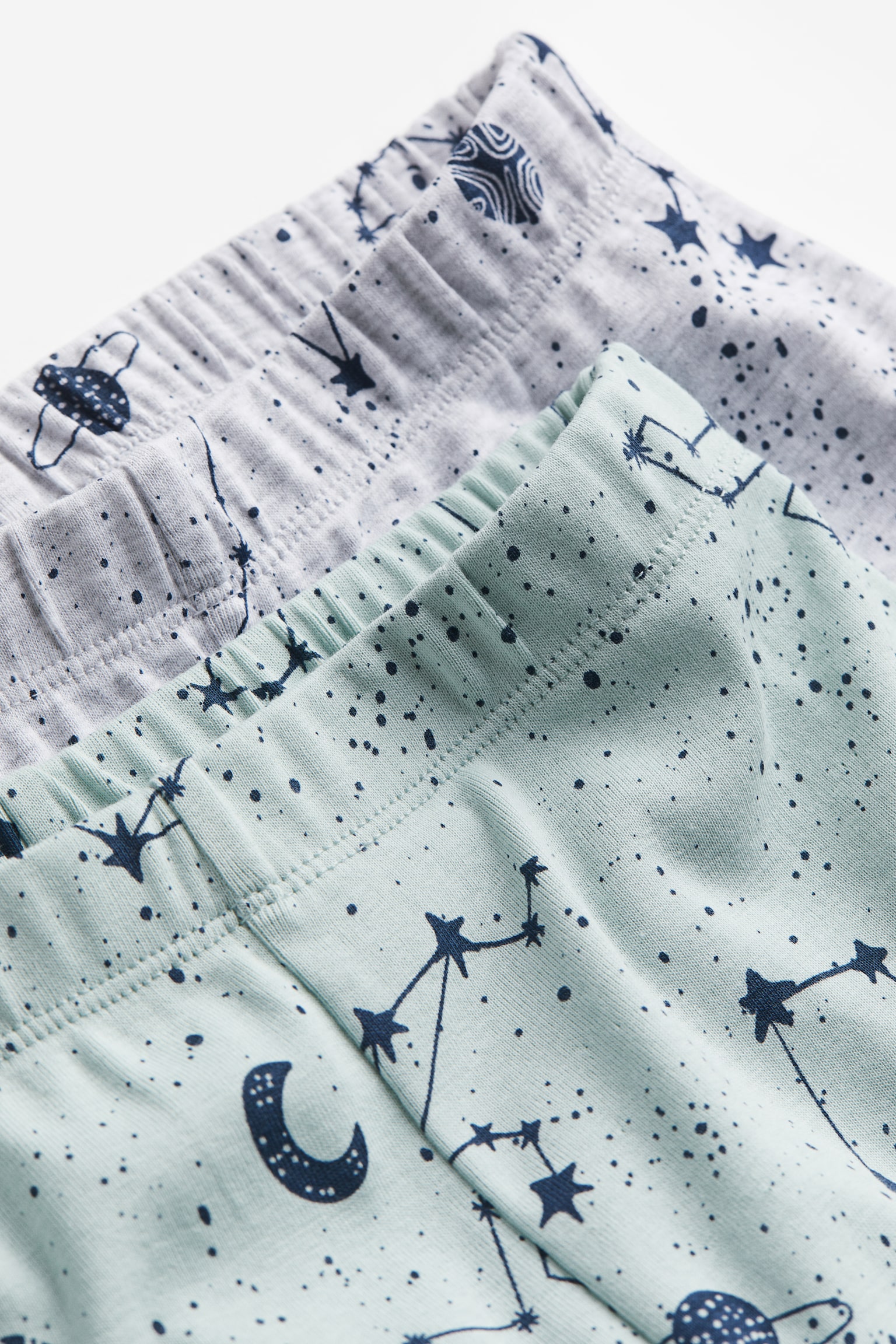 2-pack printed pyjamas - Light green/Constellations - 2