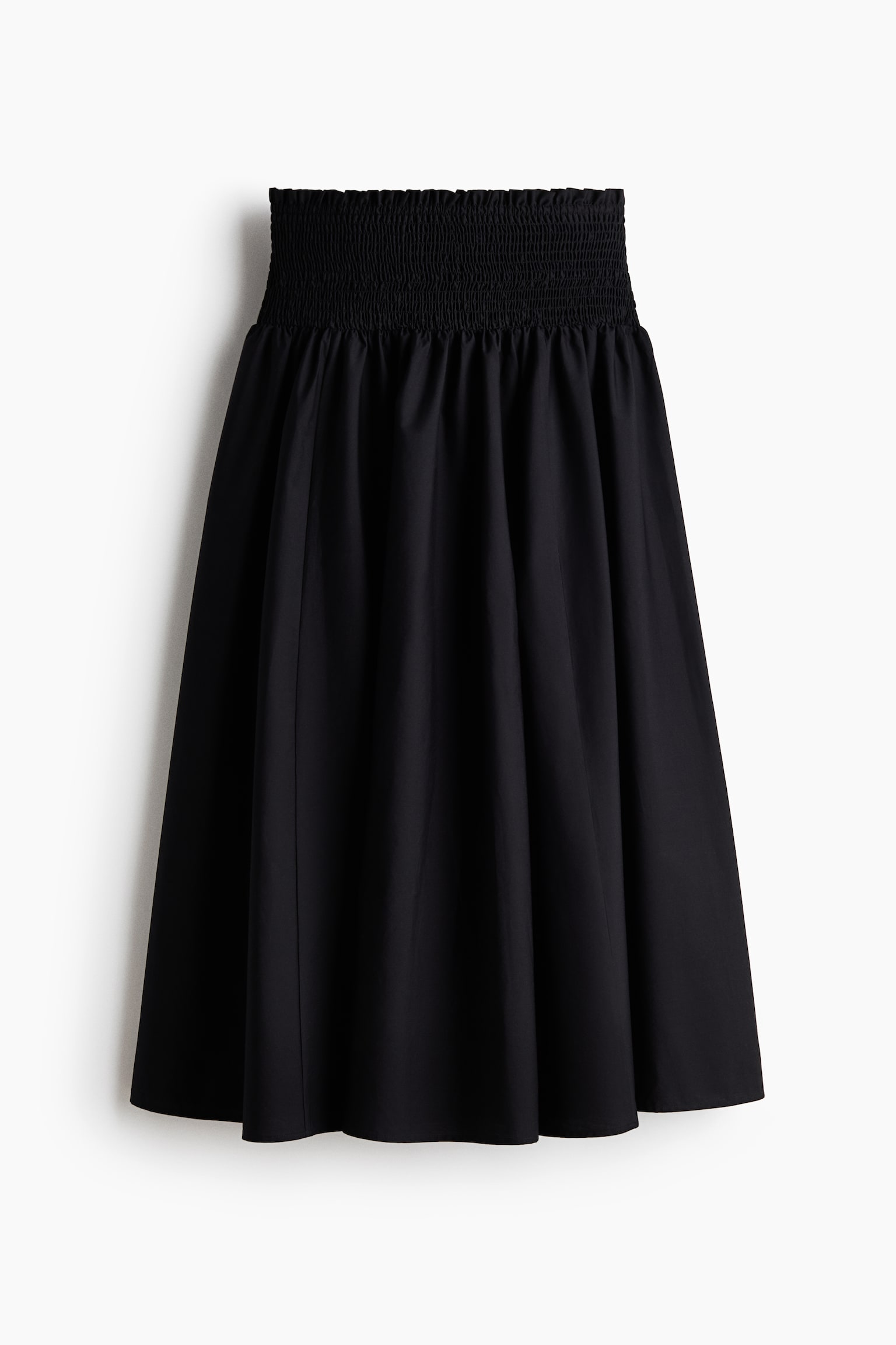 Gonna con vita a smock - Nero/Bianco/fiori blu/Blu navy/righe