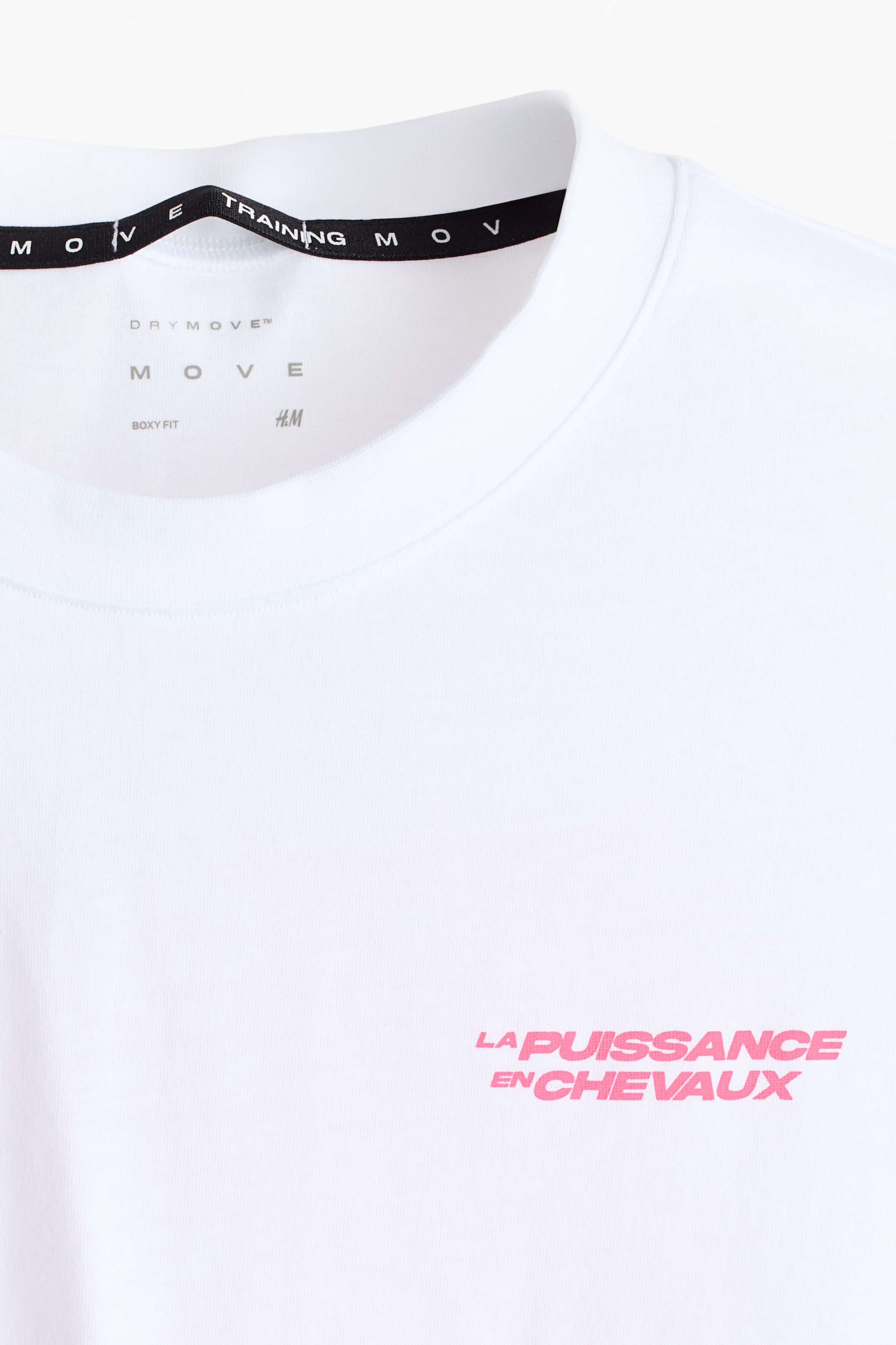Мужские футболки H&M Boxy Sports T-Shirt with DryMove™ — фото 3