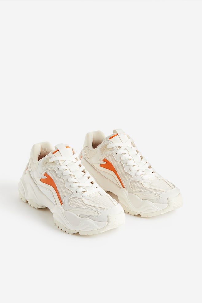 Chunky Sneaker - Weiss/Orange - 6