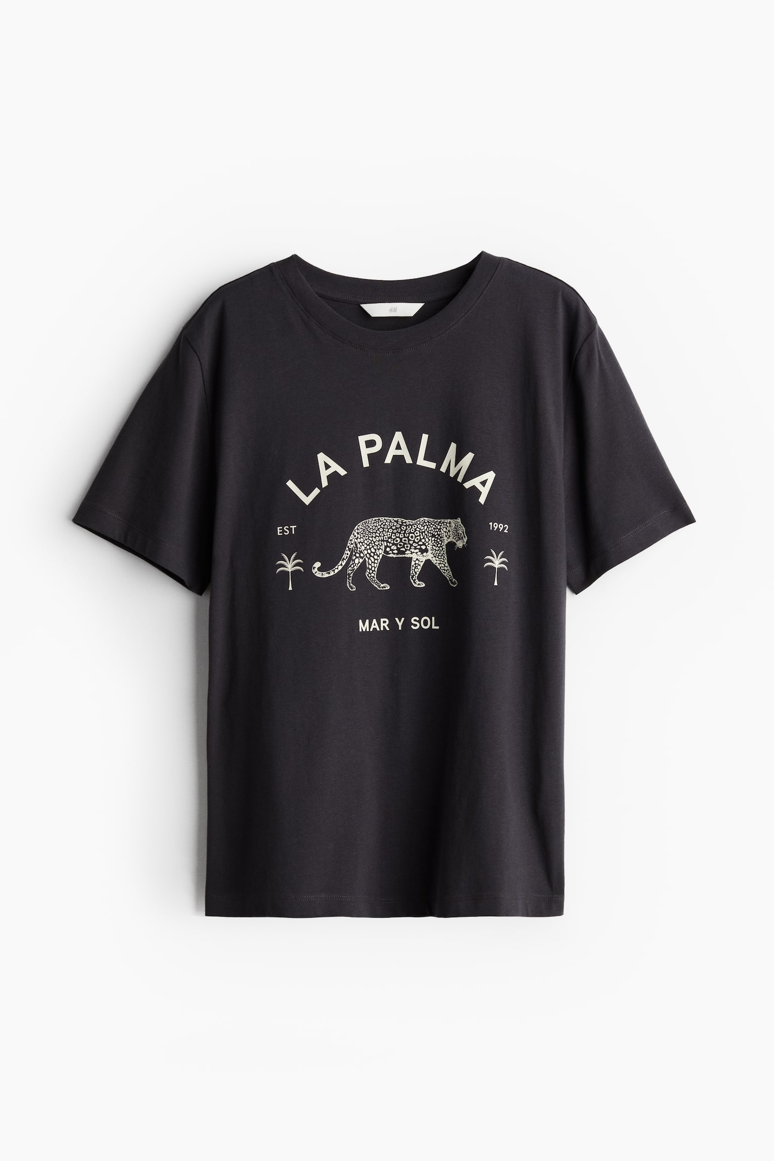 Cotton Tee - Dark grey/La Palma/White/Picnic food/Cream/Bonne Soirée/White/Bright blue stripe/Cream/Paris/Cream/Paris/Dark grey/Palm tree/Cream/NYC Sports/White/The Hamptons/Light grey marle/Paris/Light green/Voilà L'été - 2