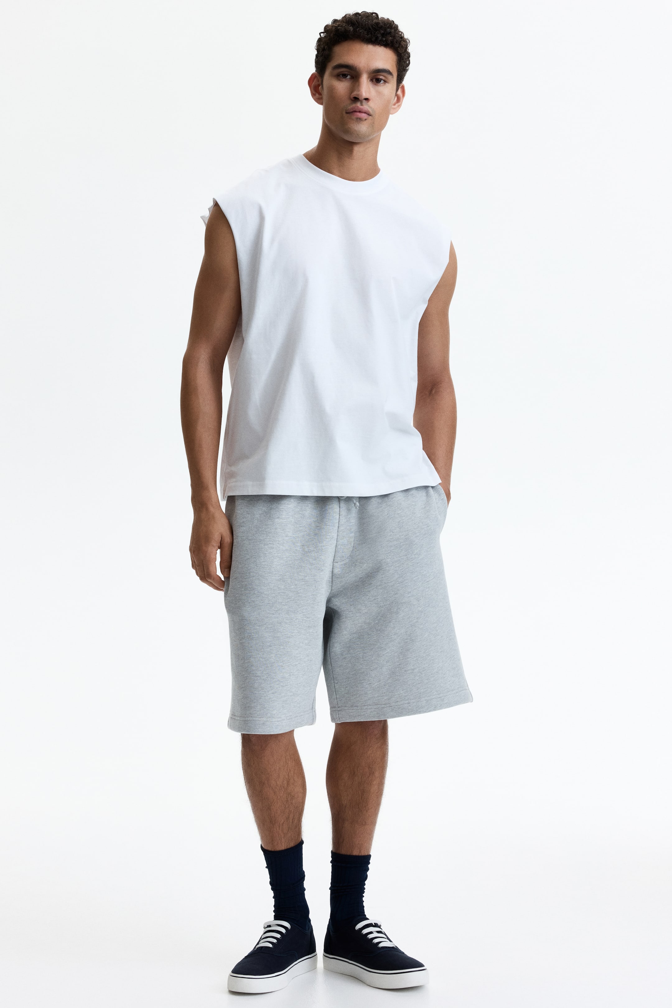 Relaxed-Fit Cotton Tank Top