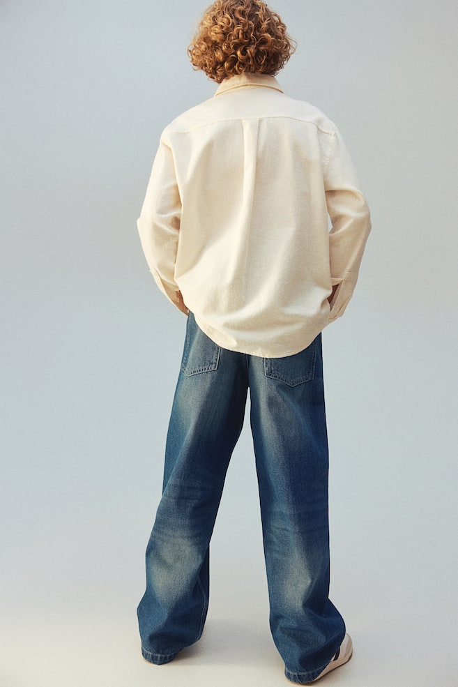 Baggy Fit jeans - Denimblå/Tvättad grå/Ljus denimblå - 4