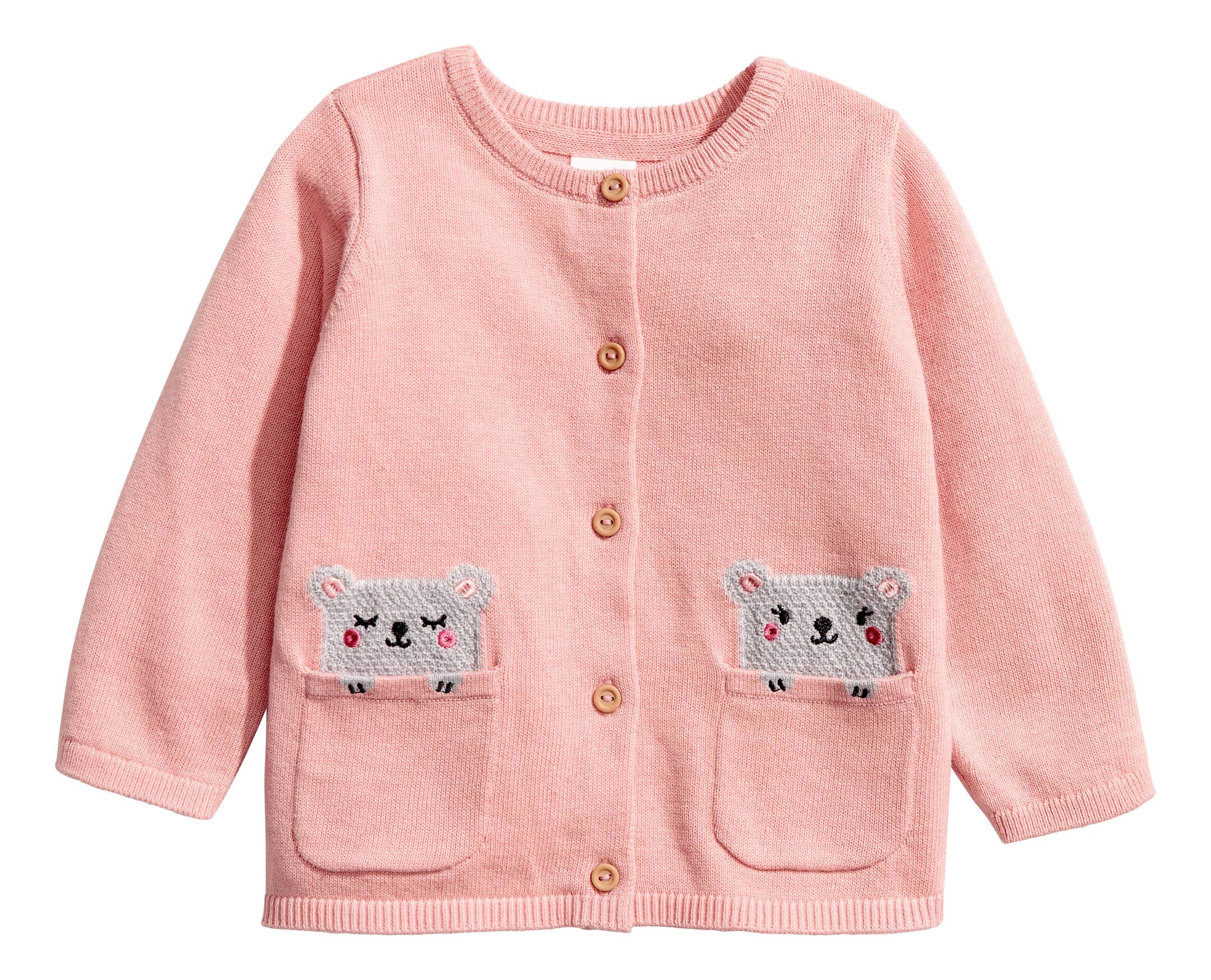View larger image: Cotton Cardigan - Light pink - Kids | H&M CA 1