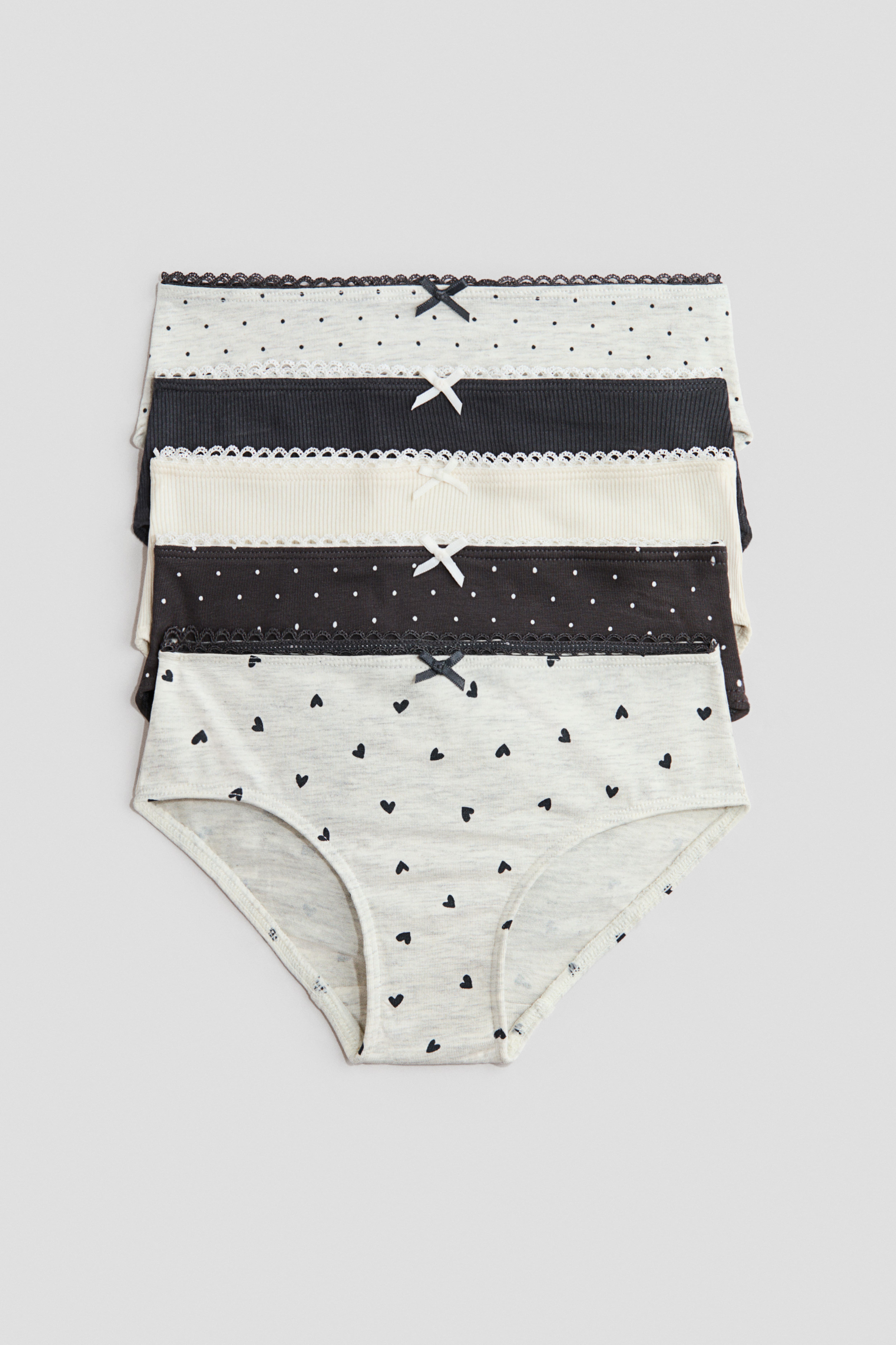 Lot de 5 culottes en coton