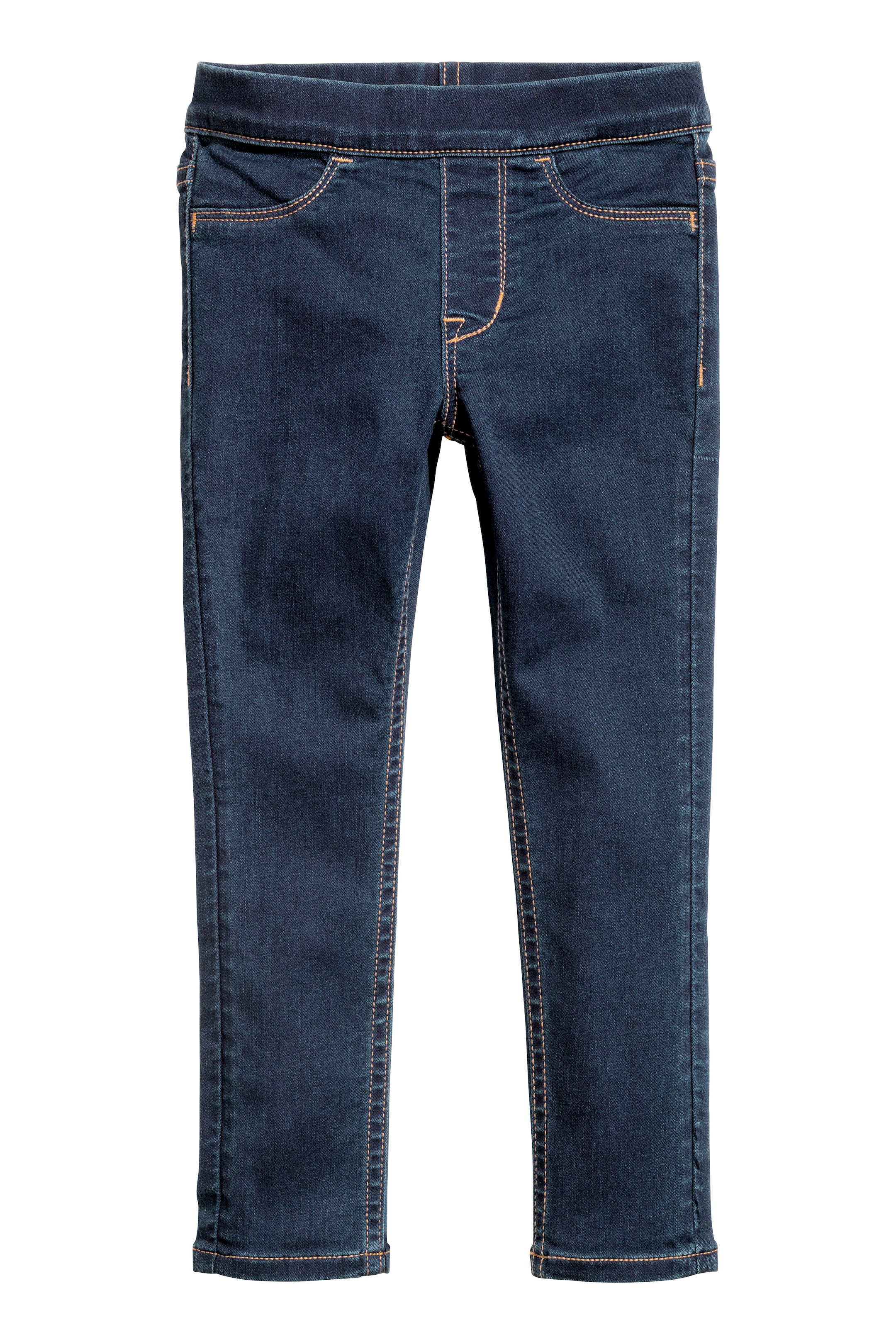 View larger image: Superstretch denim leggings - Dark denim blue - Kids | H&M GB 1