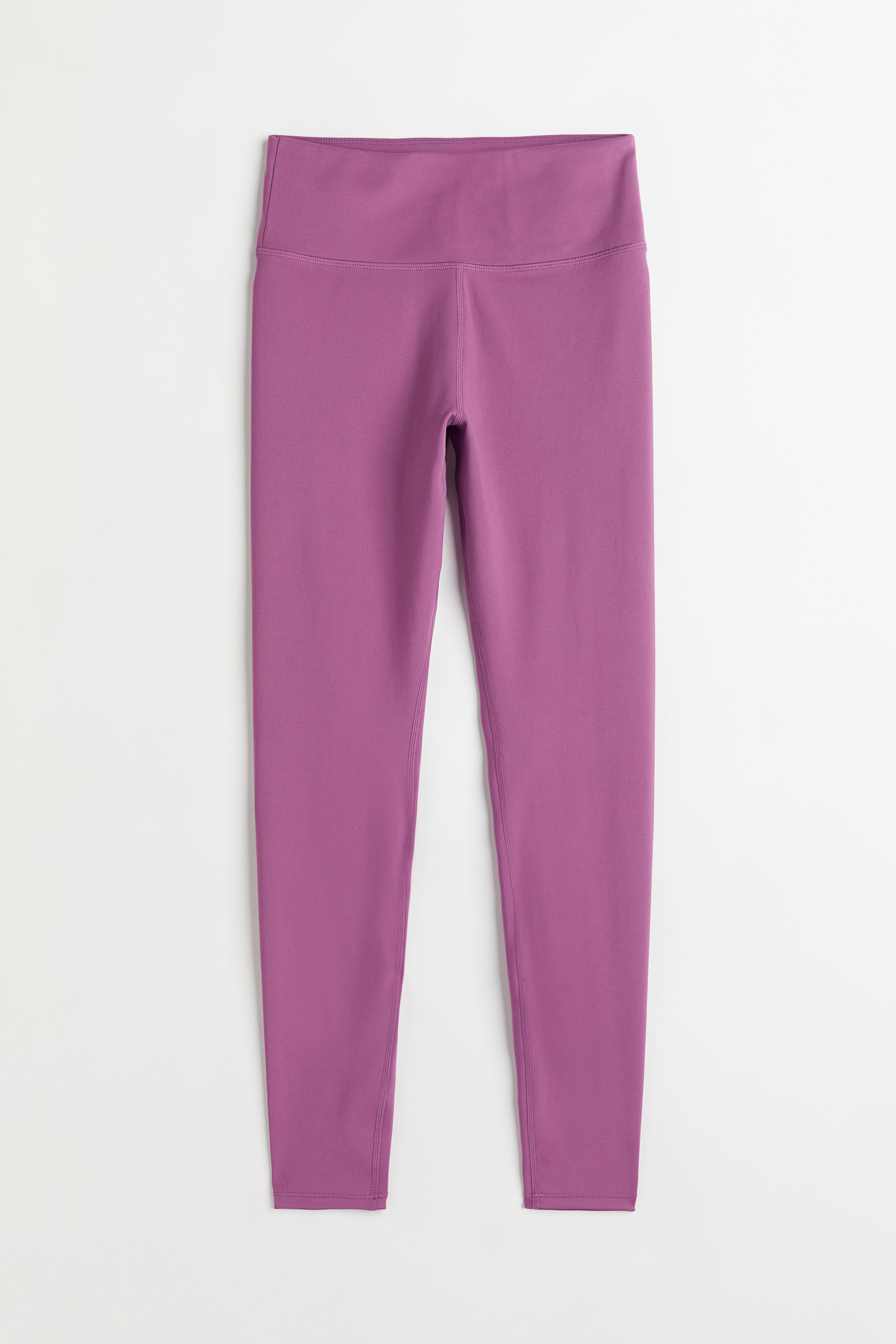 View larger image: High Waist Sports leggings - Purple - Ladies | H&M IN 1