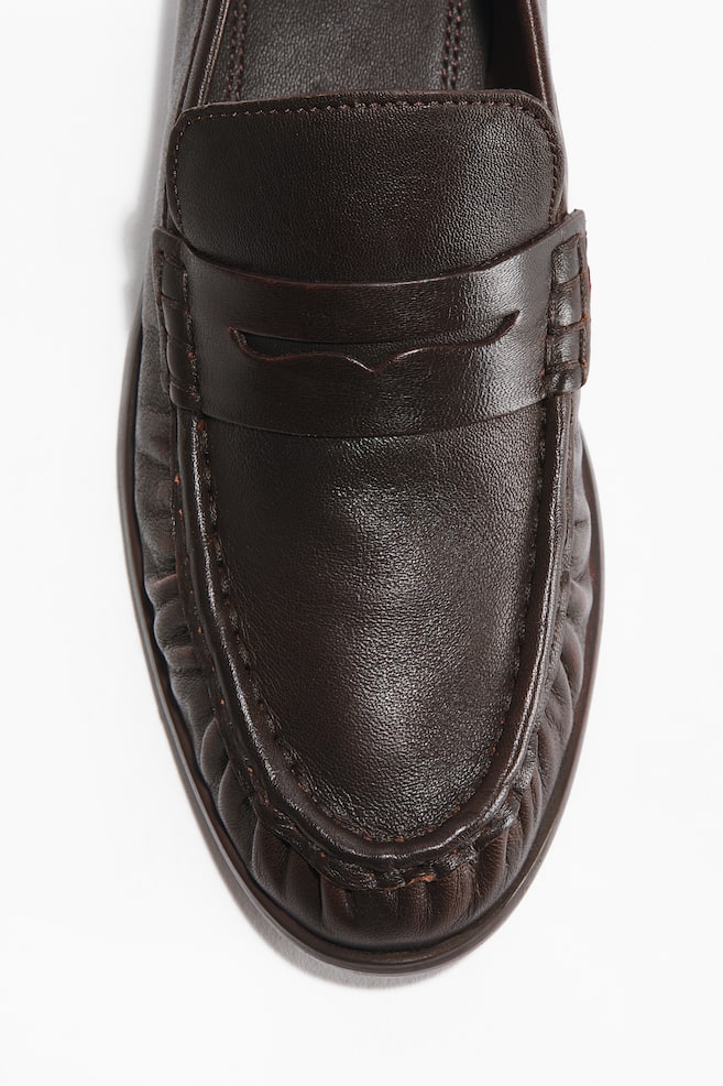 Loafers - Mørkebrun/Beige/Imiteret leopard/Vinrød/Mørk beige - 1