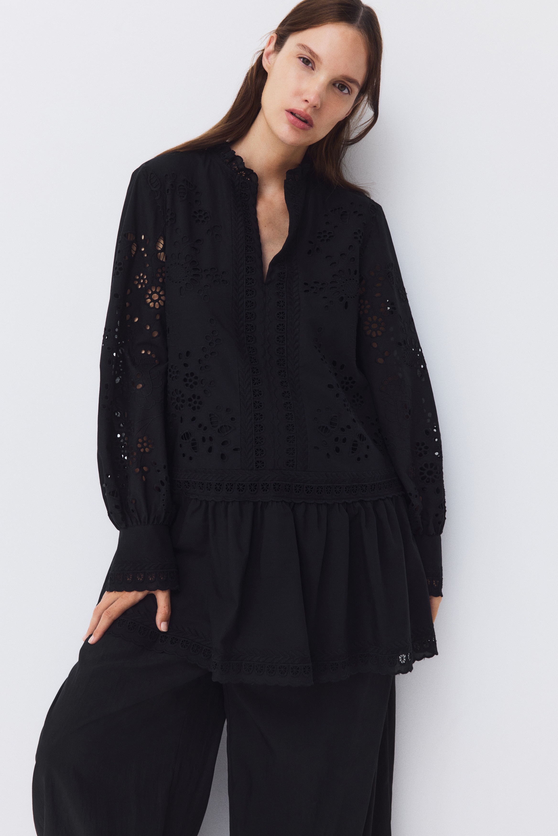 MAMA Eyelet-Embroidered Dress from H&M - $99