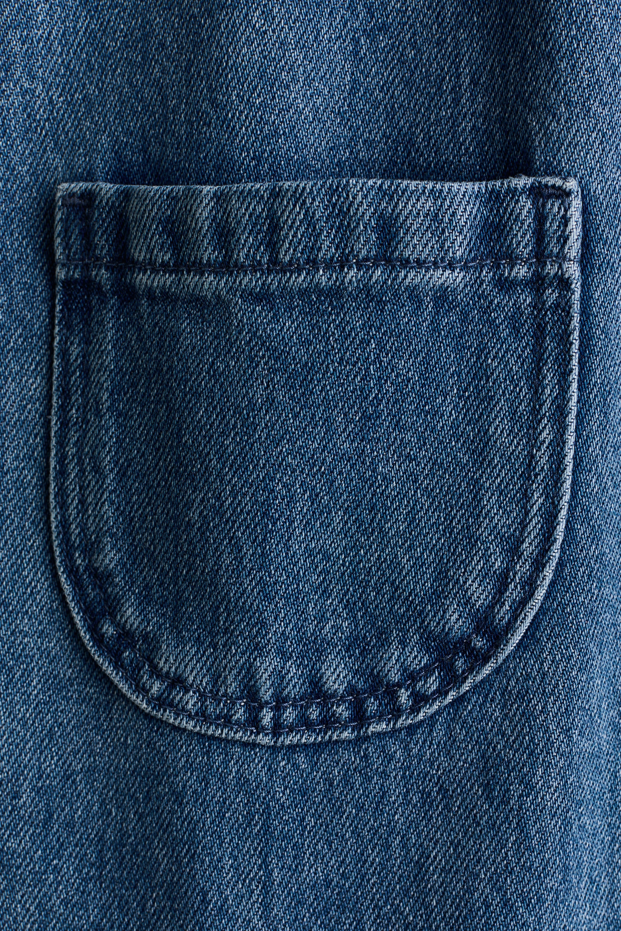Robe chasuble en denim
