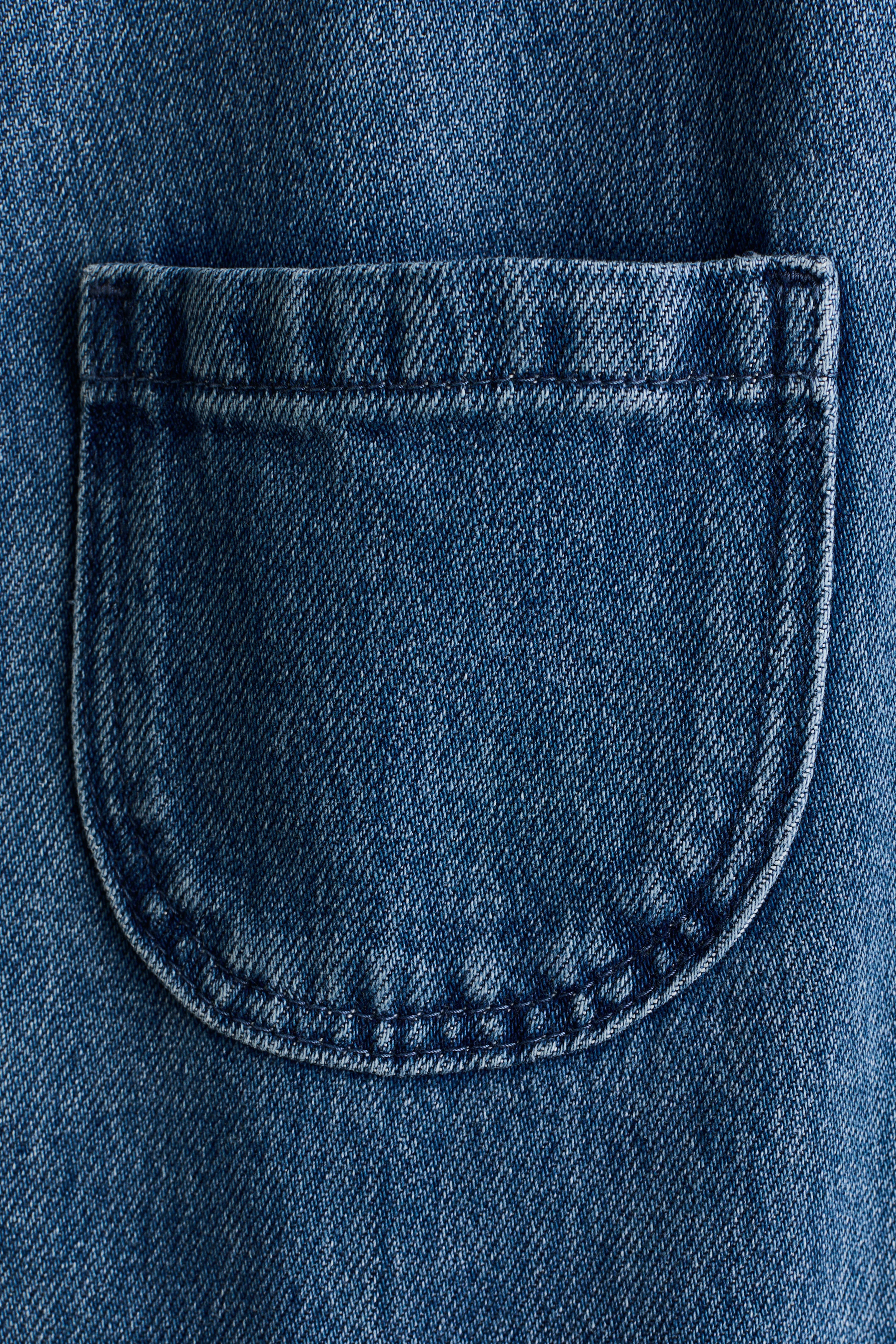 Robe chasuble en denim