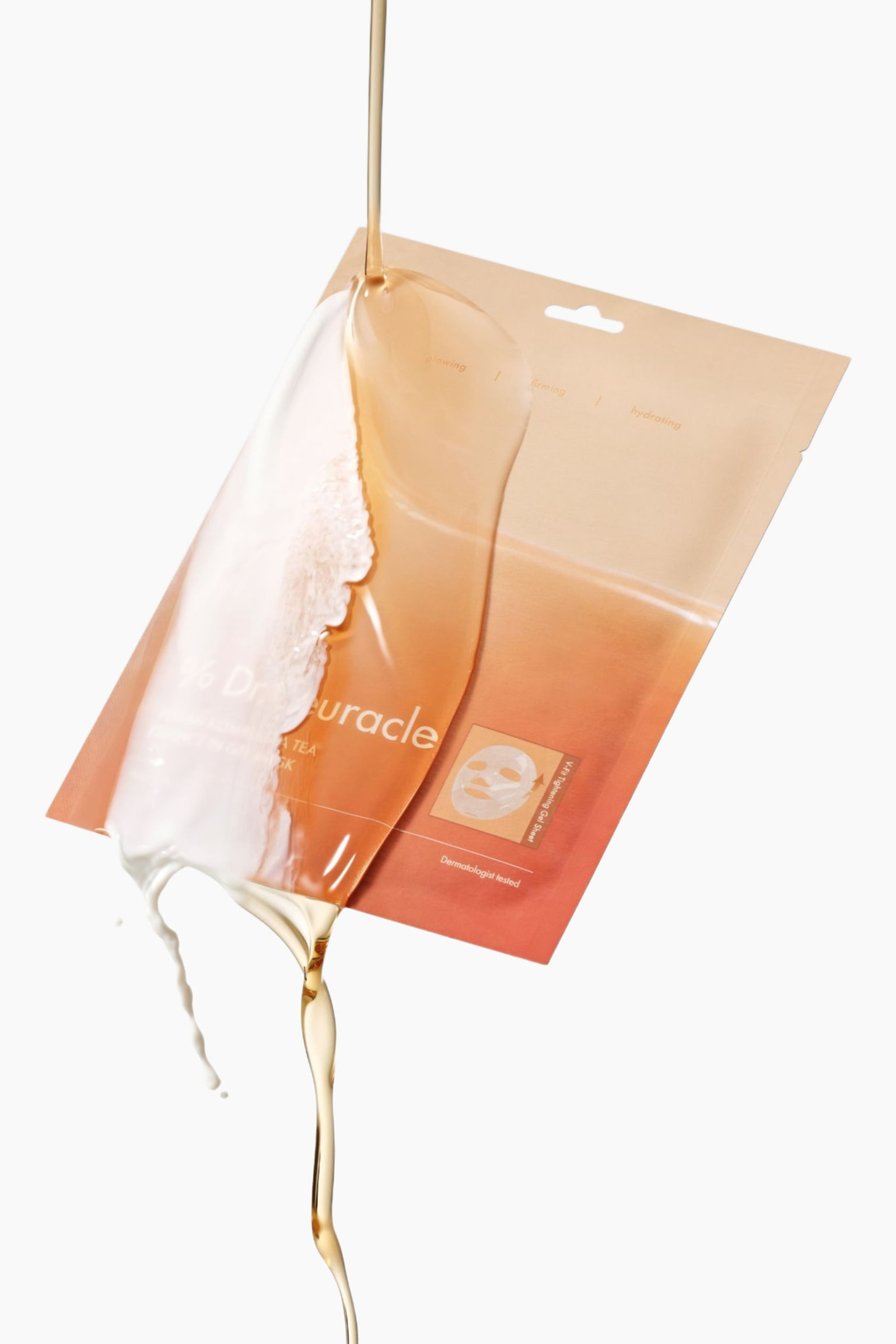 Vegan Kombucha Tea Essence In Gel Mask - Weiß - 3