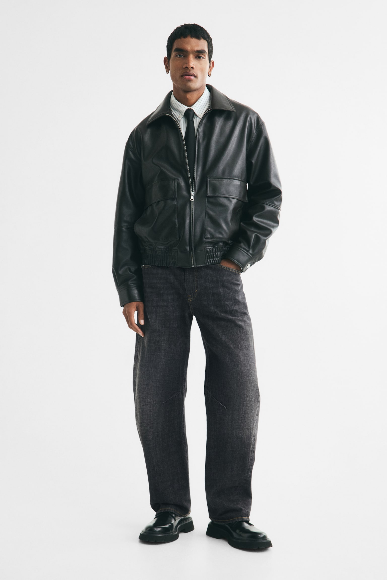 Loose Barrel Jeans - Denim black/Denim grey/Light denim blue - 1