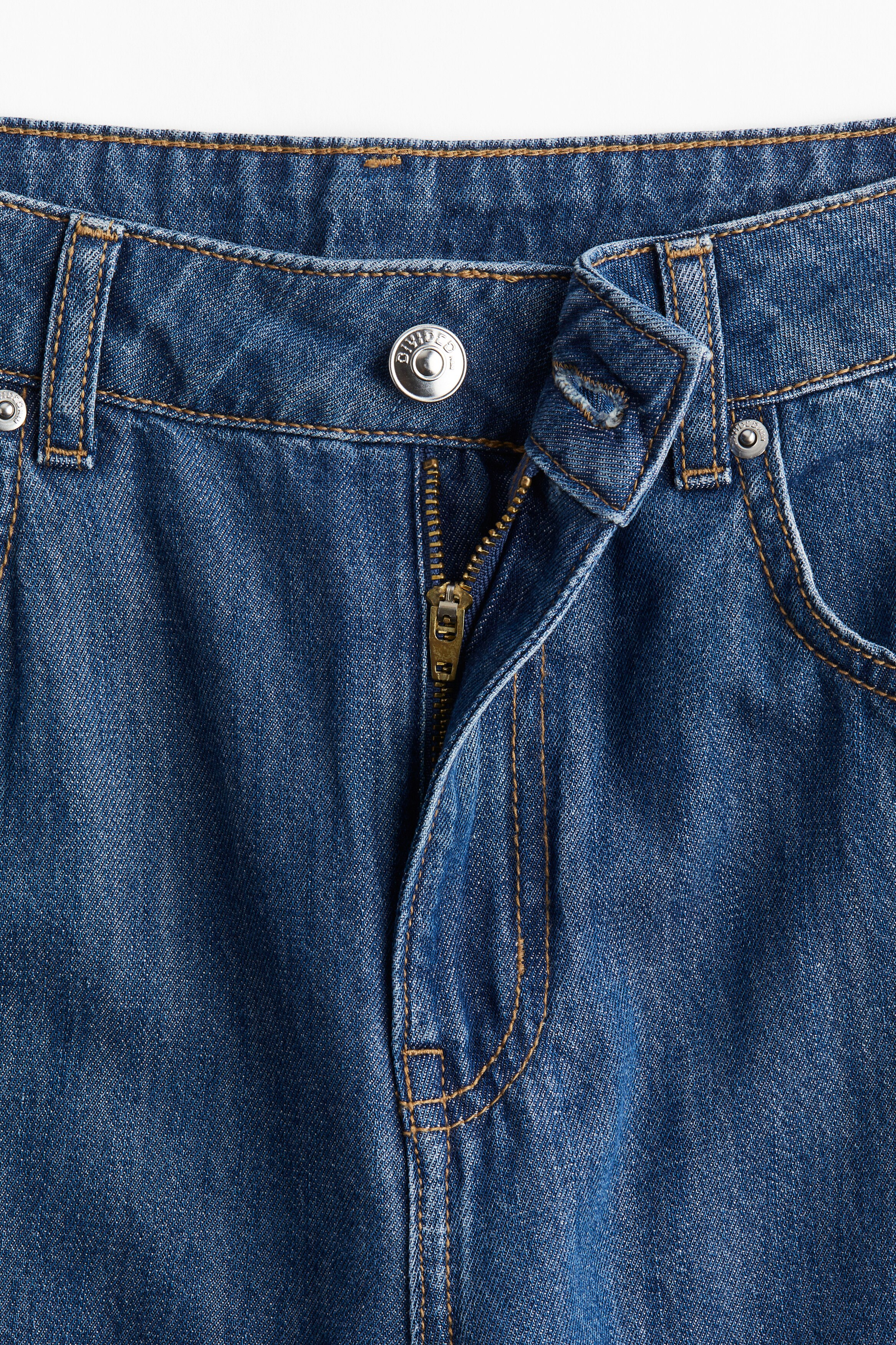 Wide High Cropped Jeans