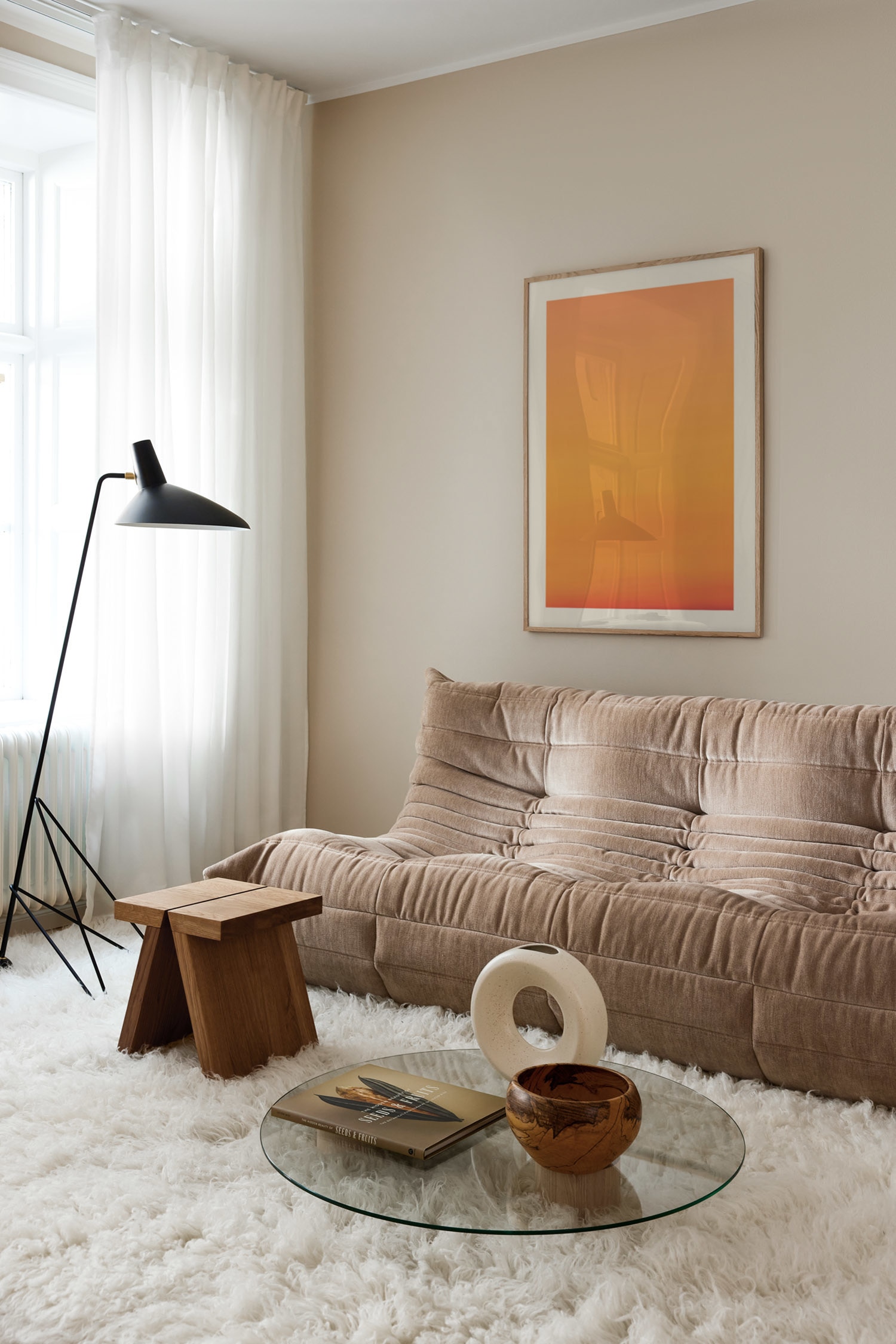 Golden Dusk Juliste - Oranssi