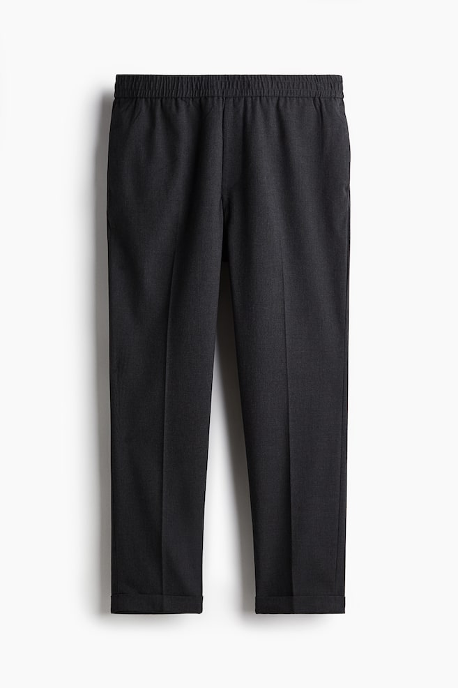 Elegante Hose in Slim Fit - Dunkelgrau/Dunkelgrau/Schwarz - 1