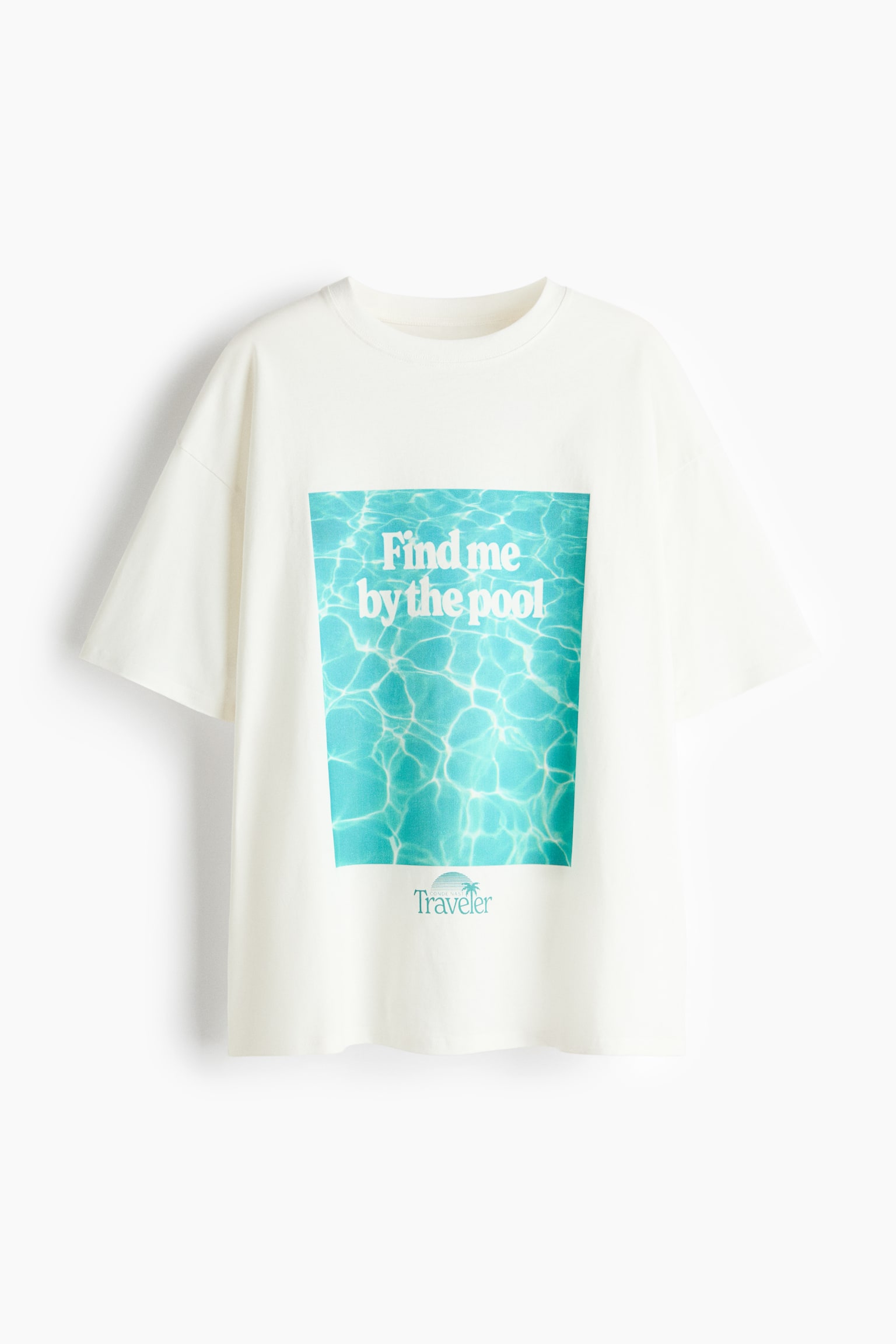T-shirt oversize con stampa - Bianco/Condé Nast Traveller/Giallo/Hotel Nuevo Mundo/Crema/Condé Nast Traveller/Crema/Nice/Bianco/Condé Nast Glamour/Crema/The Rolling Stones/Nero/Condé Nast Glamour/Verde/The Smashing Pumpkins/Grigio scuro/Pink Floyd/Rosso lampone/Primal Scream/Grigio scuro/The Cure - 1