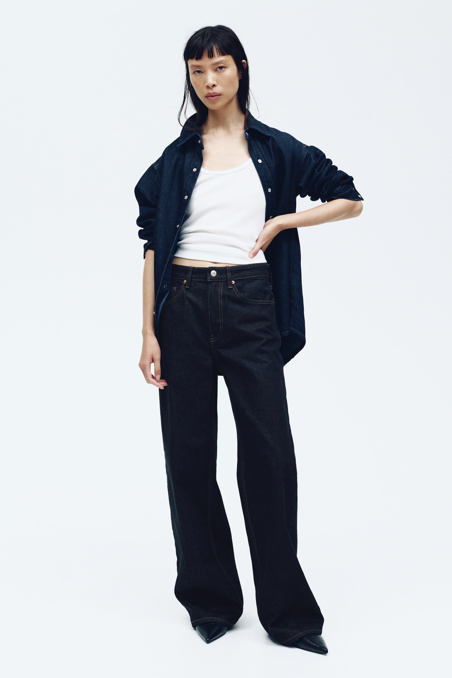 Wide Ultra High Jeans - Azul denim oscuro/Negro/Azul denim/Azul denim oscuro/Azul denim claro/Gris oscuro/Azul denim/Azul denim claro/Negro/Gris/Azul denim claro/Negro - 1