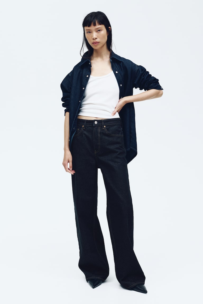 Wide High Waist Jeans