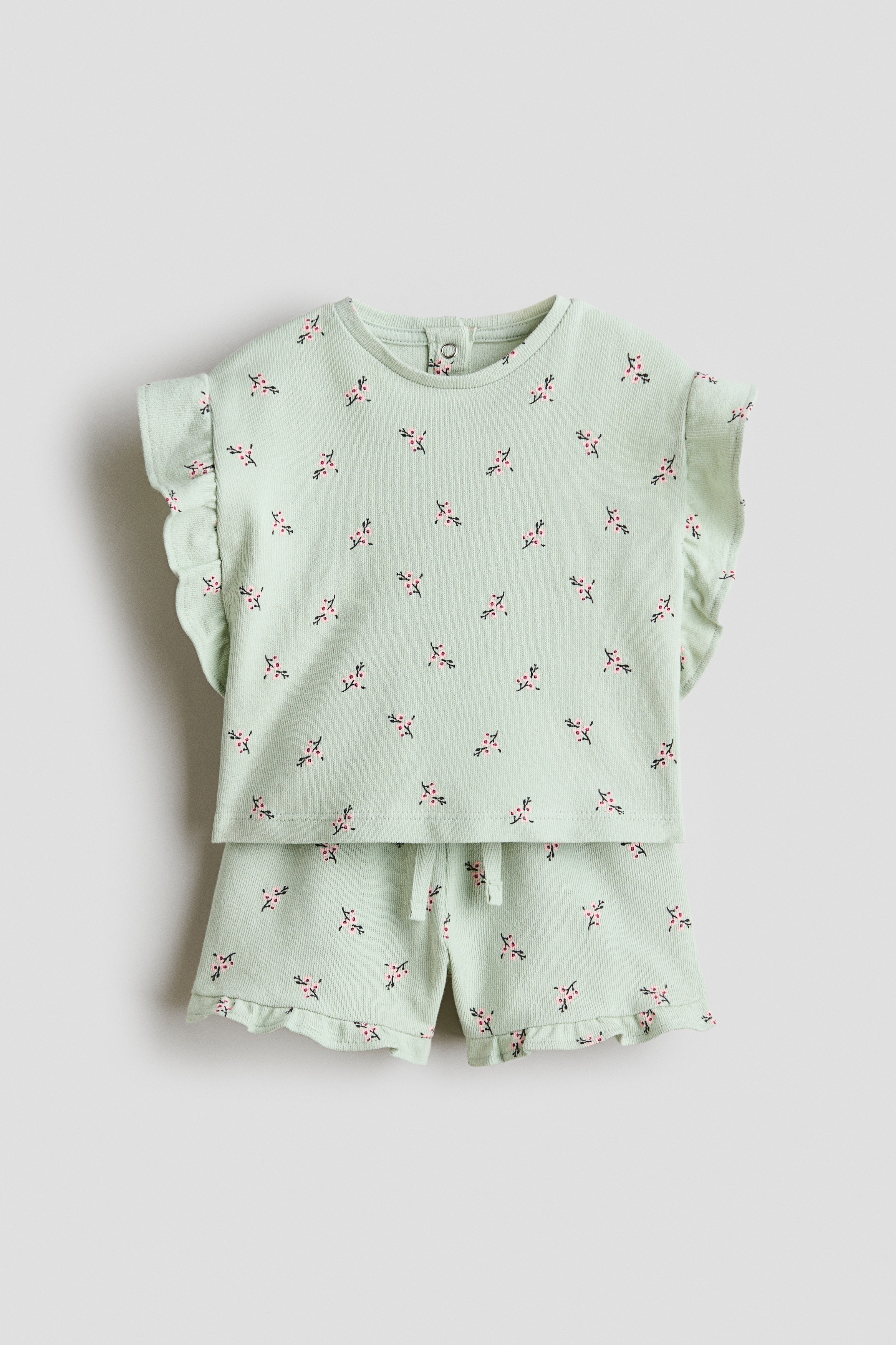 Ensemble 2 pièces en coton à motifModèle