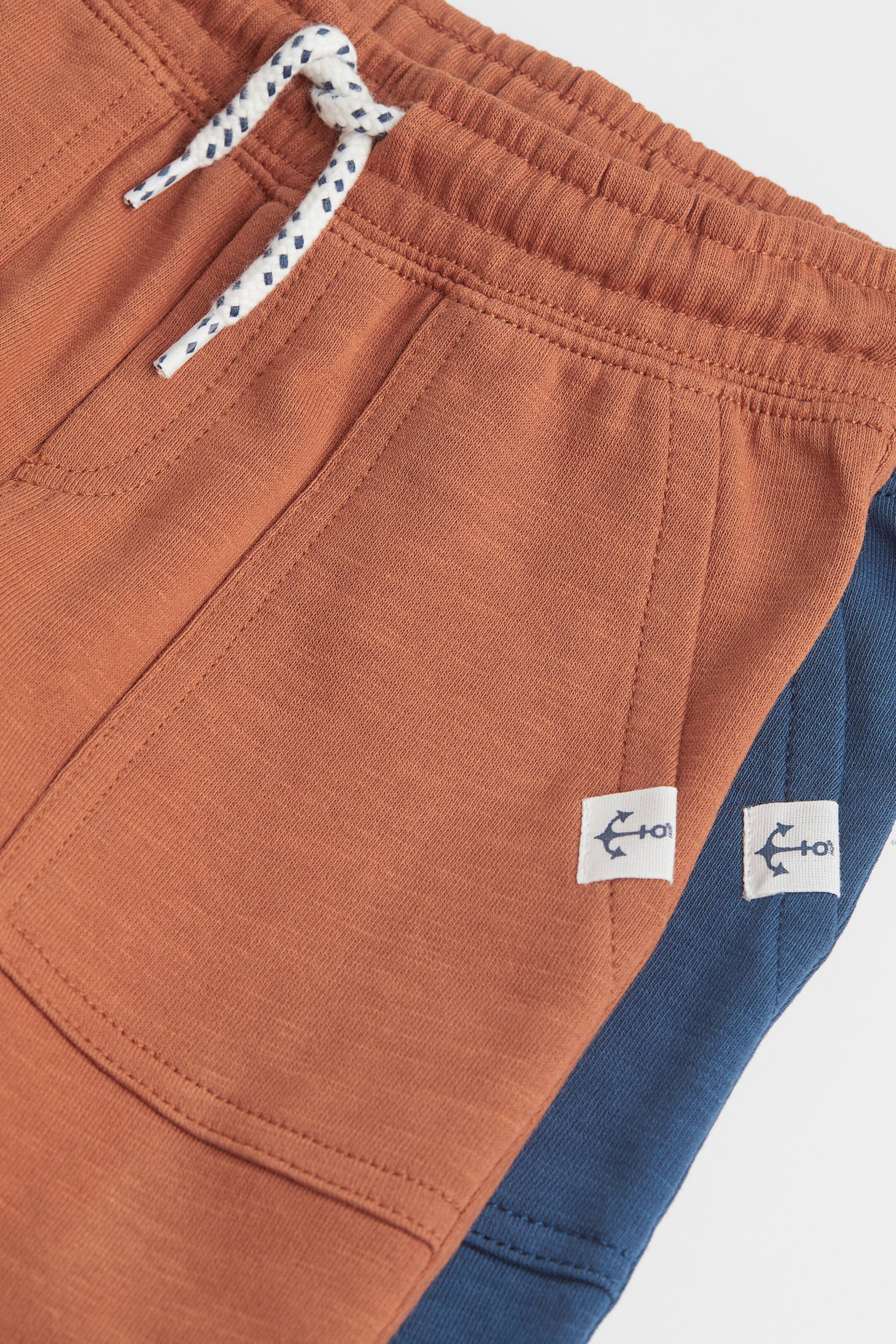 View larger image: 2-pack sweatshorts - Rust orange/Dark blue - Kids | H&M IN 2