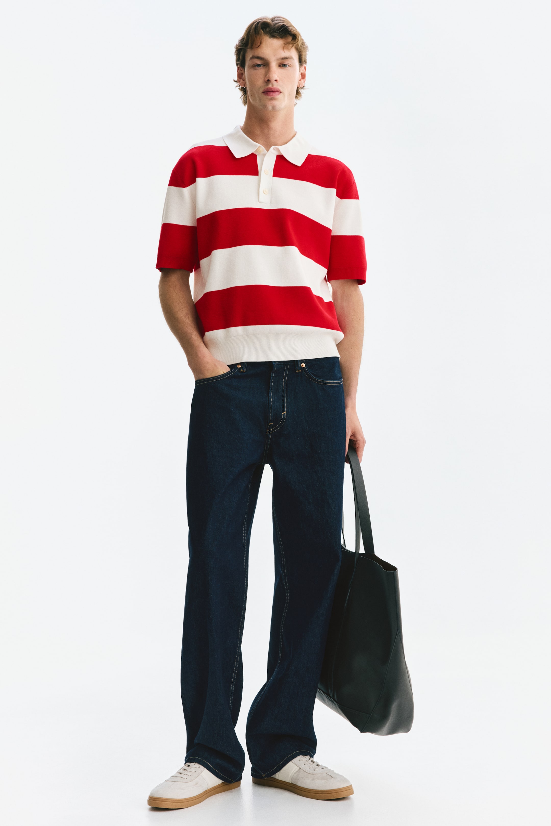 Мужские рубашки H&M Regular-Fit Polo Shirt — фото 6