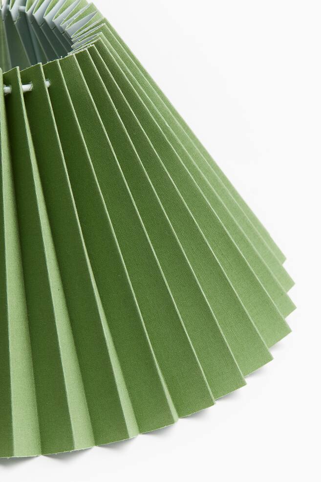 Pleated lamp shade-Green - 2