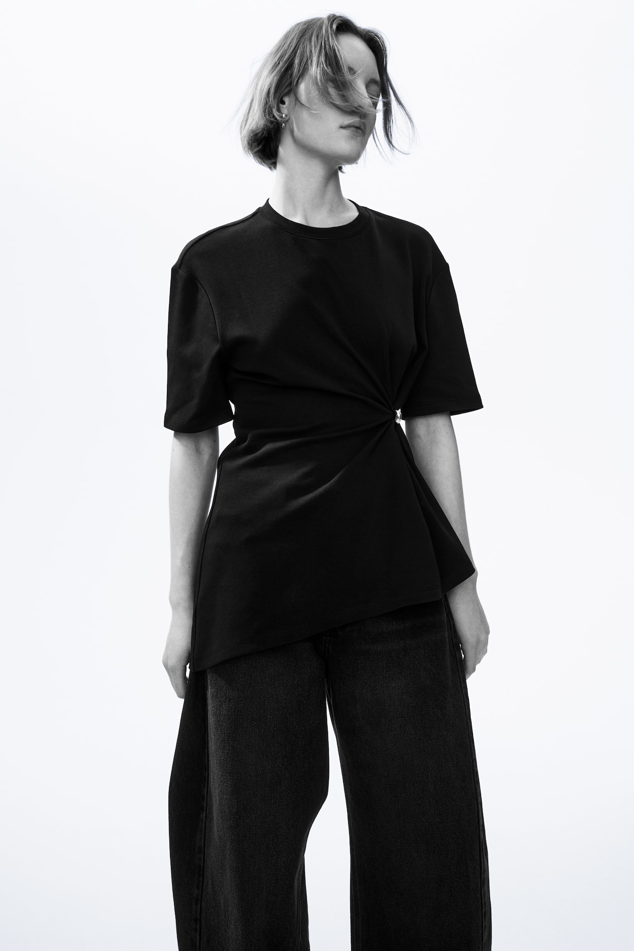 Draped-Detail Asymmetric Top - image 4