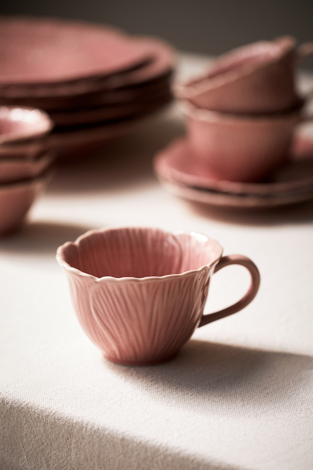Mug en grès cérame - Rose - Home All | H&M FR